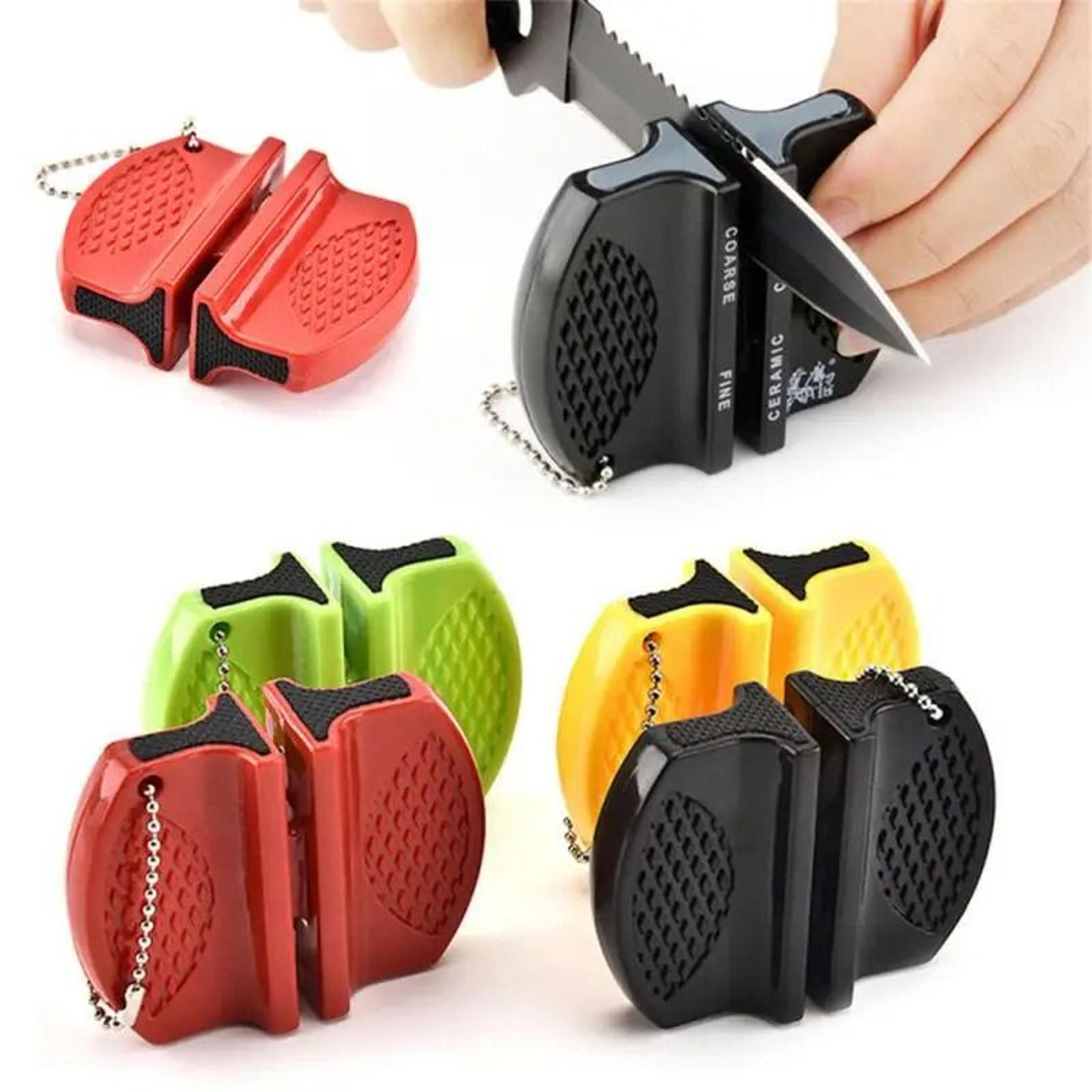 2Stage Handheld Knife Sharpener  Portable Quick Sharpening Tool With NonSlip Base 2