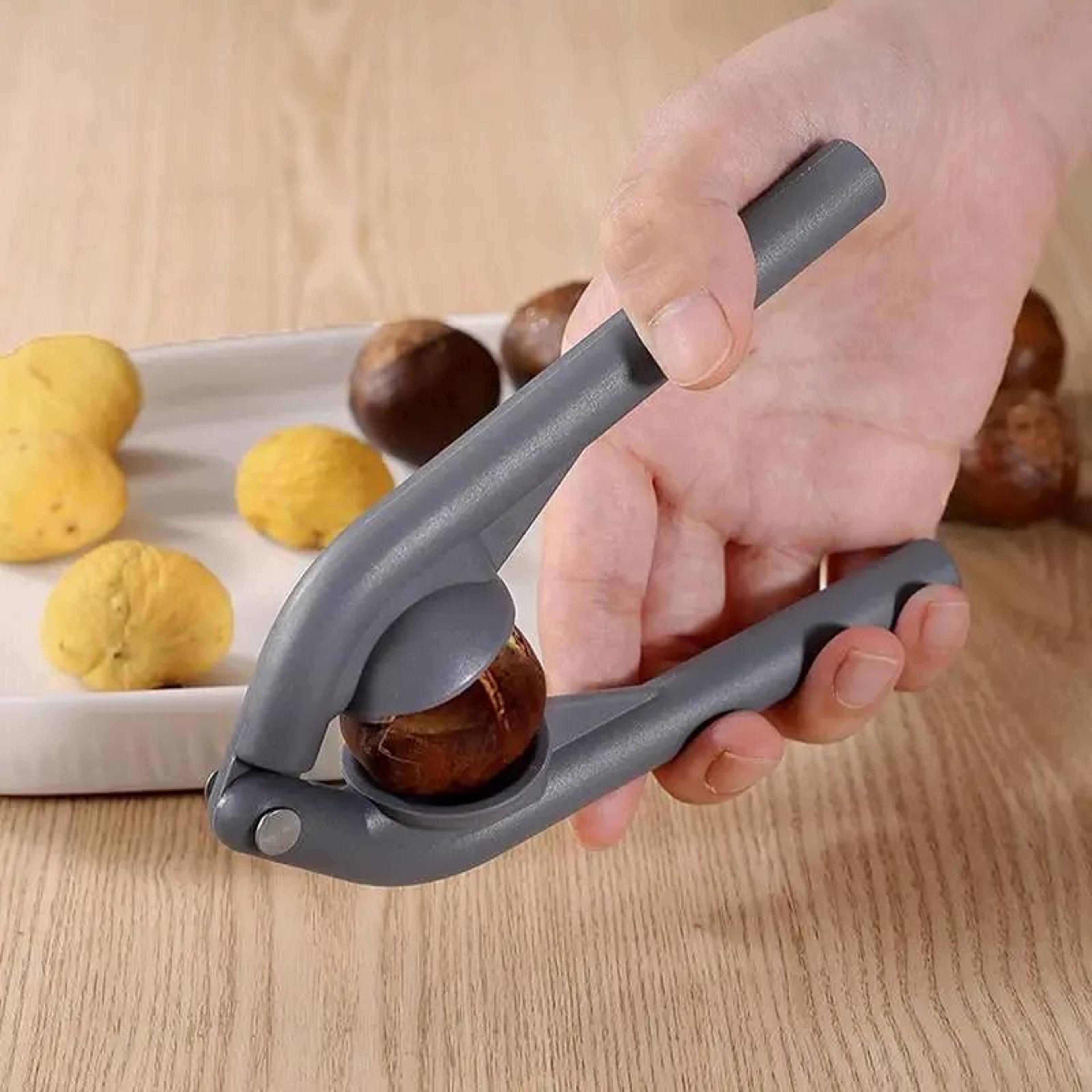 Chestnut Open Clip  Multipurpose Nutcracker  Shelling Cutter 0