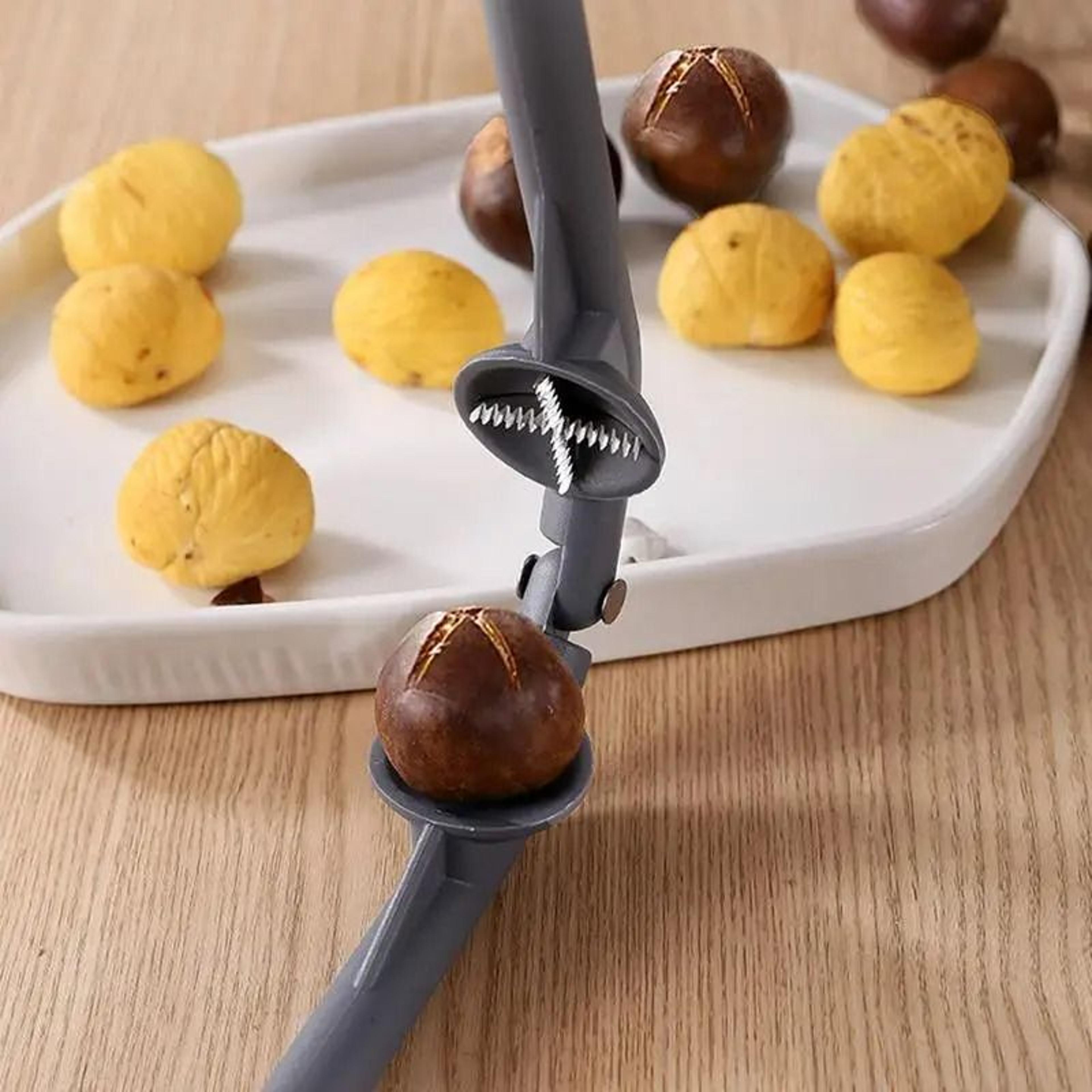 Chestnut Open Clip  Multipurpose Nutcracker  Shelling Cutter 3