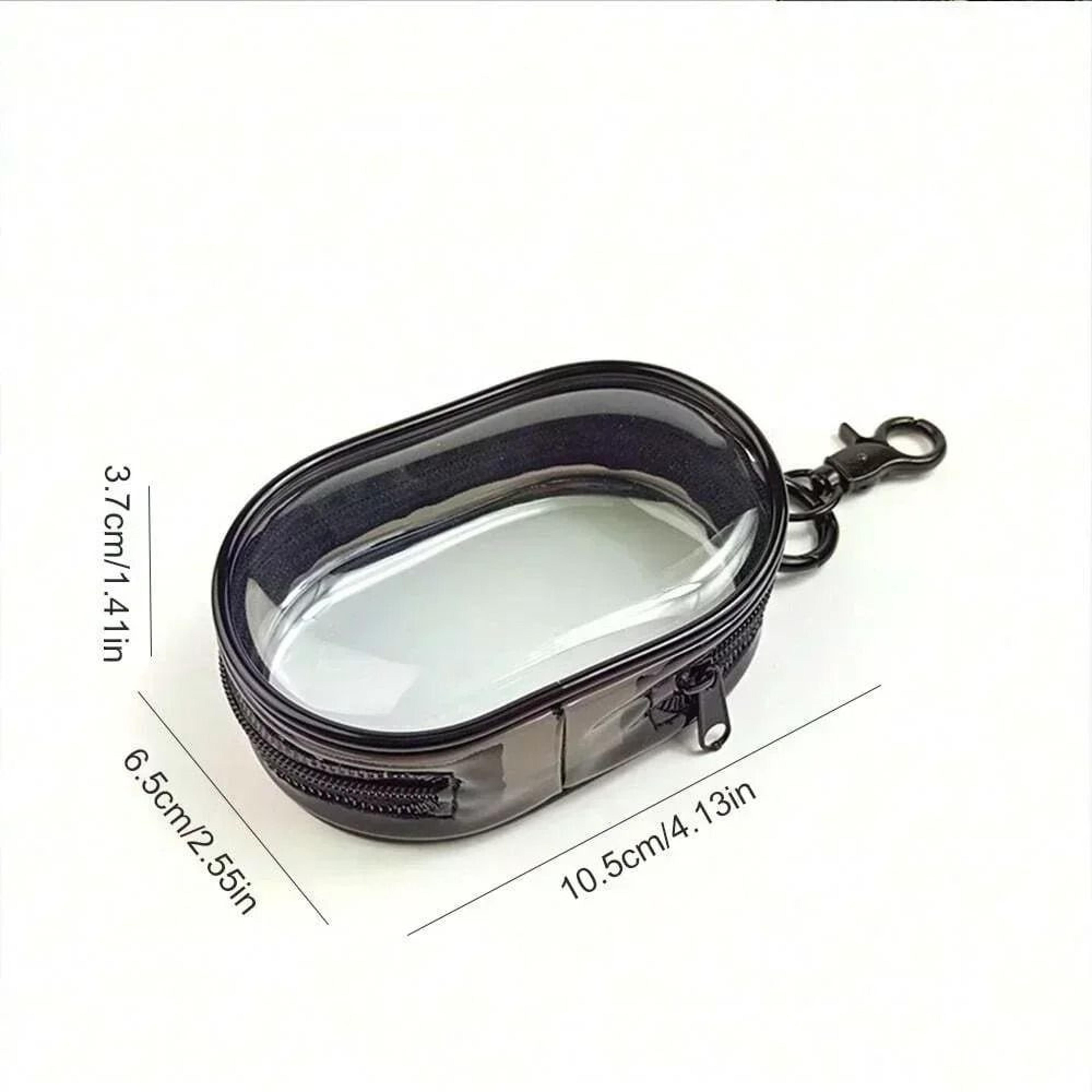 Portable Mini Transparent Storage Bag  Multifunctional Travel Organizer With Keychain 5