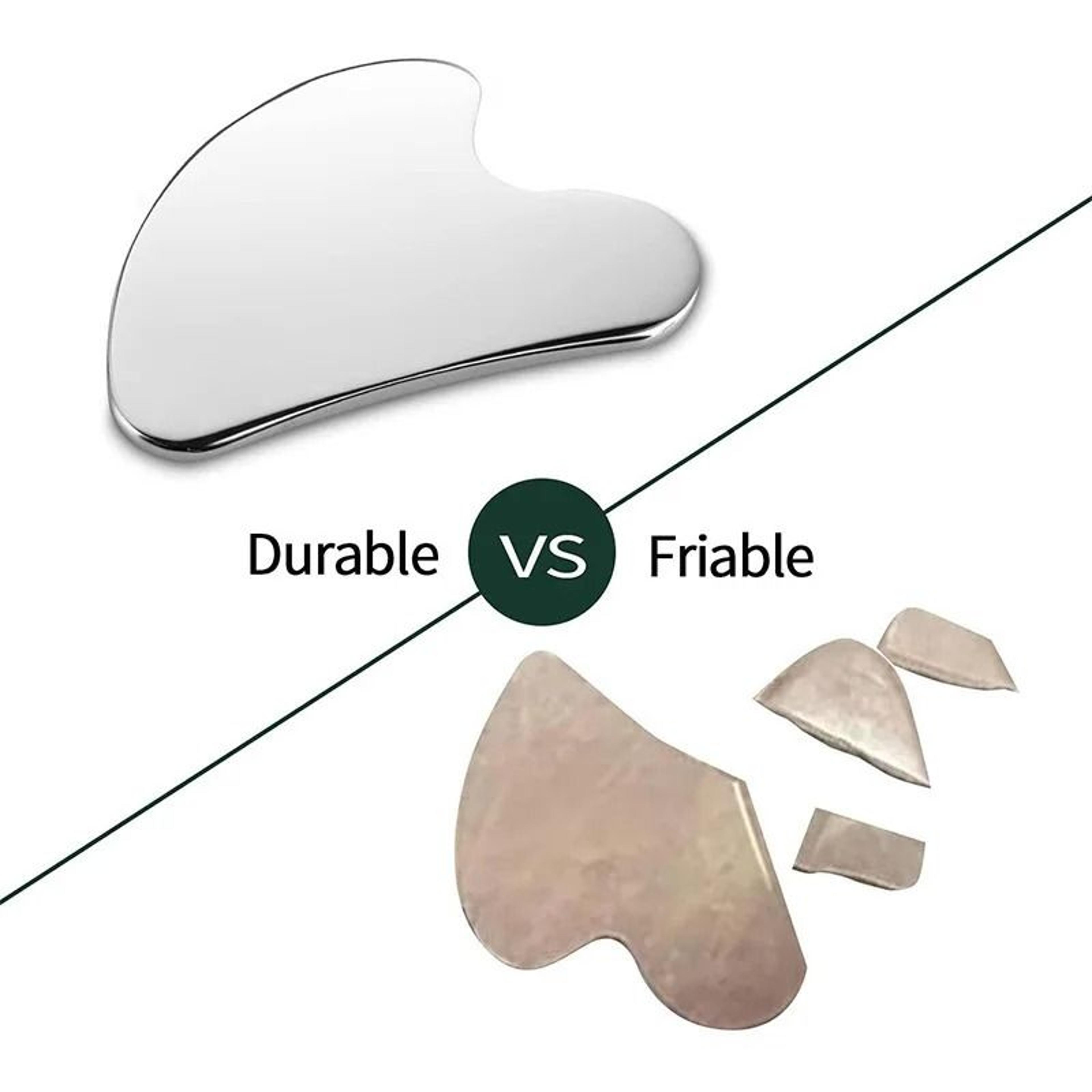Stainless Steel Gua Sha Scraper  Premium Facial  Body Massager 2