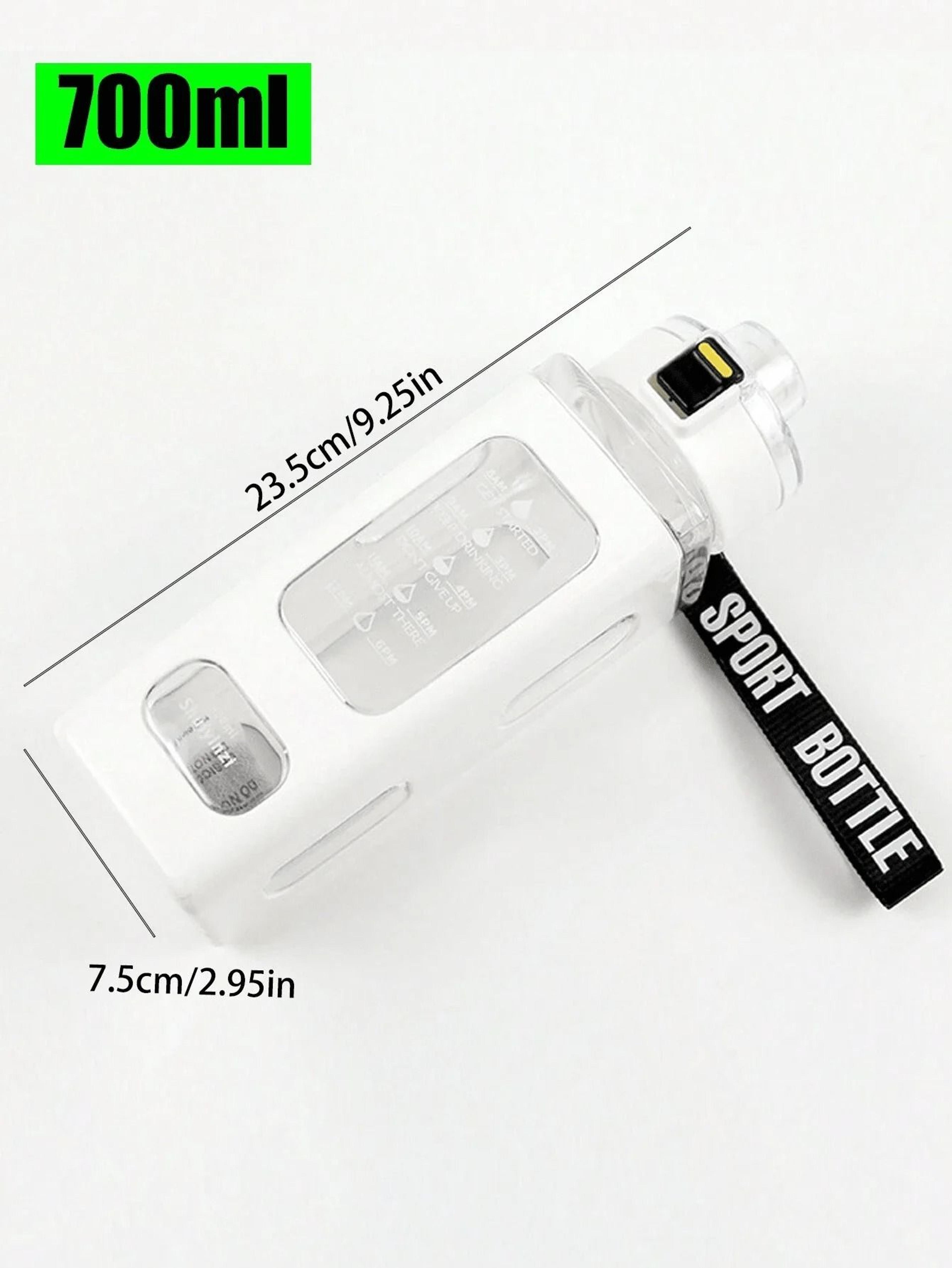 Sports Water Bottle  Portable White Sippy Cup For Outdoor  Fitness 5