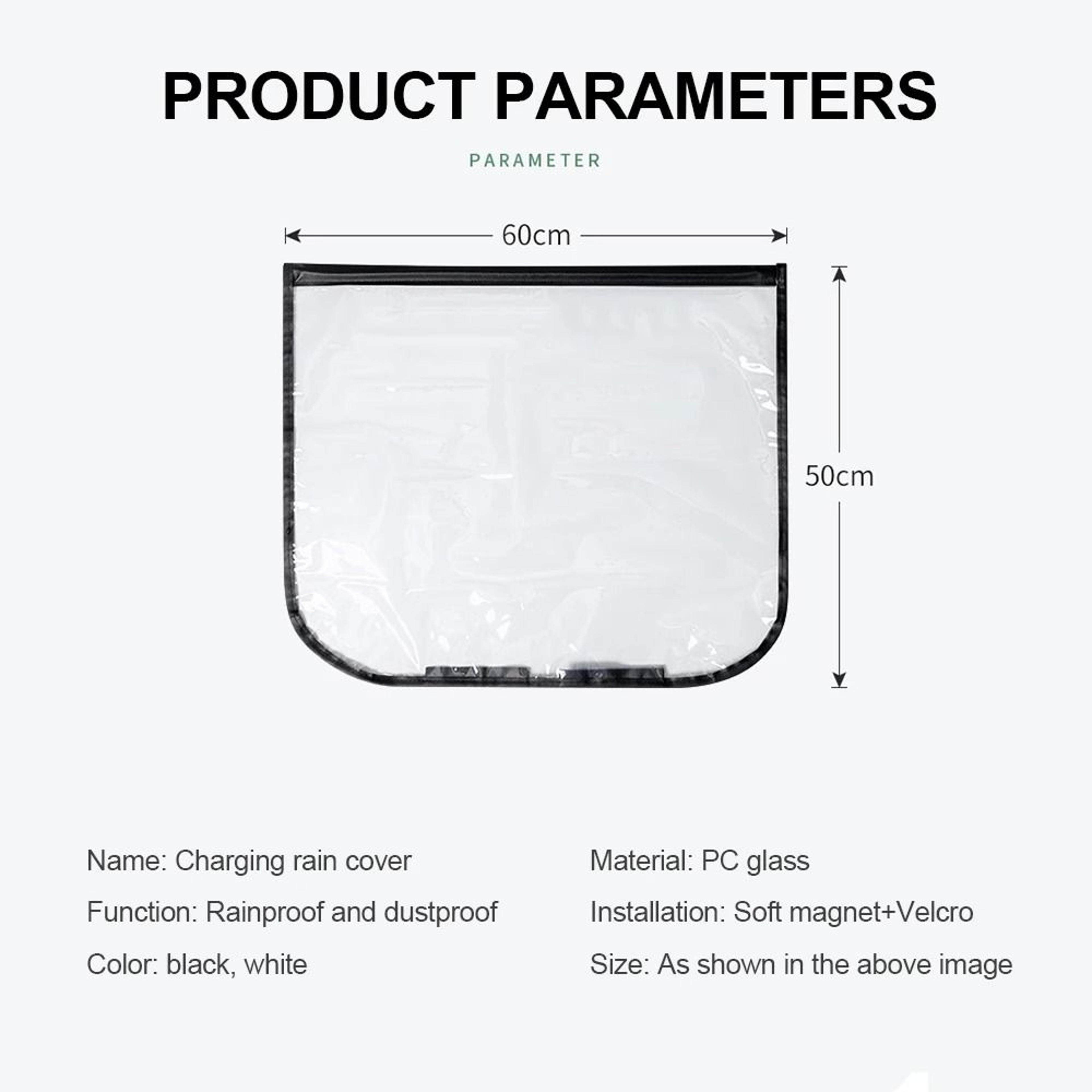 Electric Vehicle Charger Port Cover  Rainproof  Dustproof Protection For Tesla Model 3  Y 2