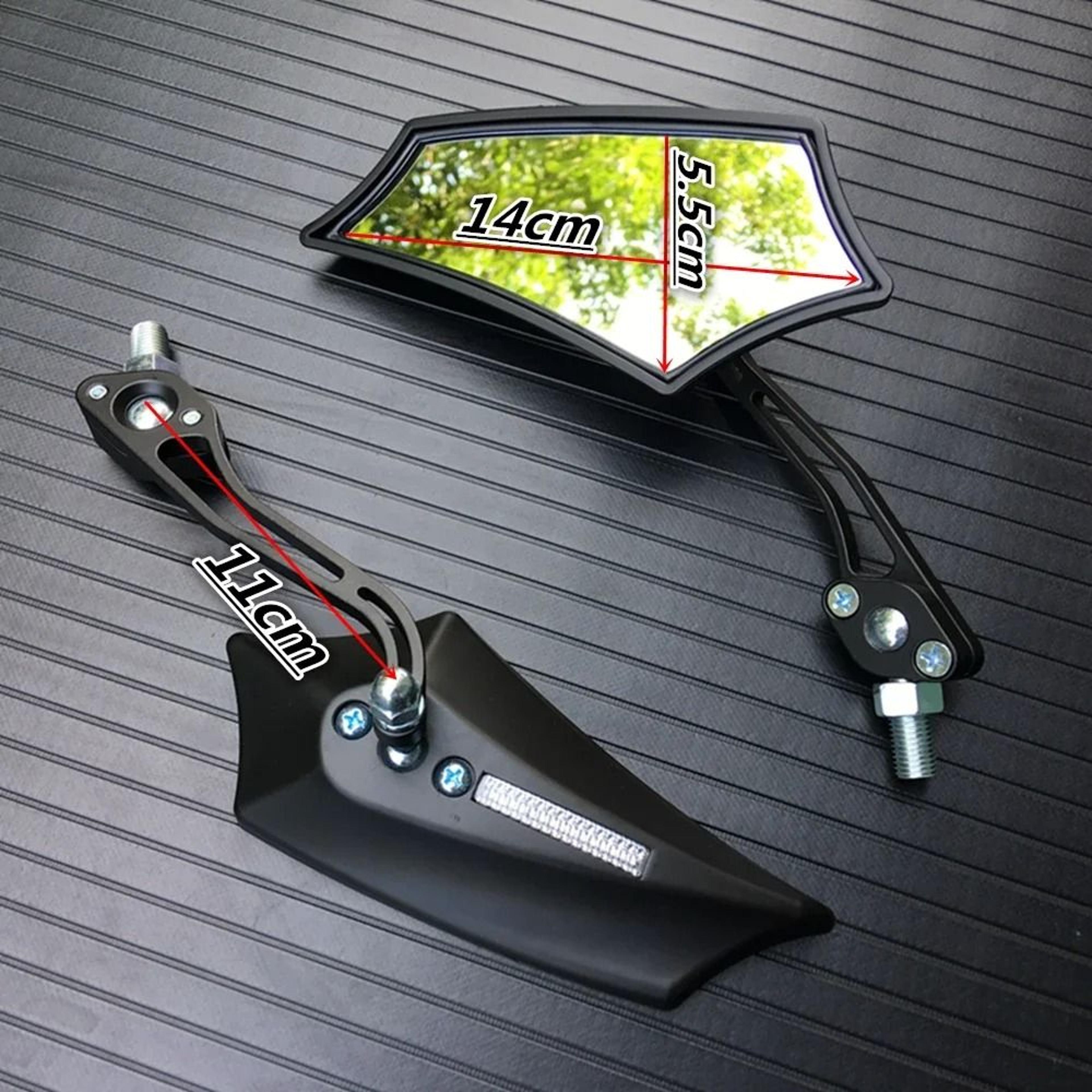 Universal Motorcycle Rearview Mirror Pair  8mm10mm Moto  ATV Accessories 1