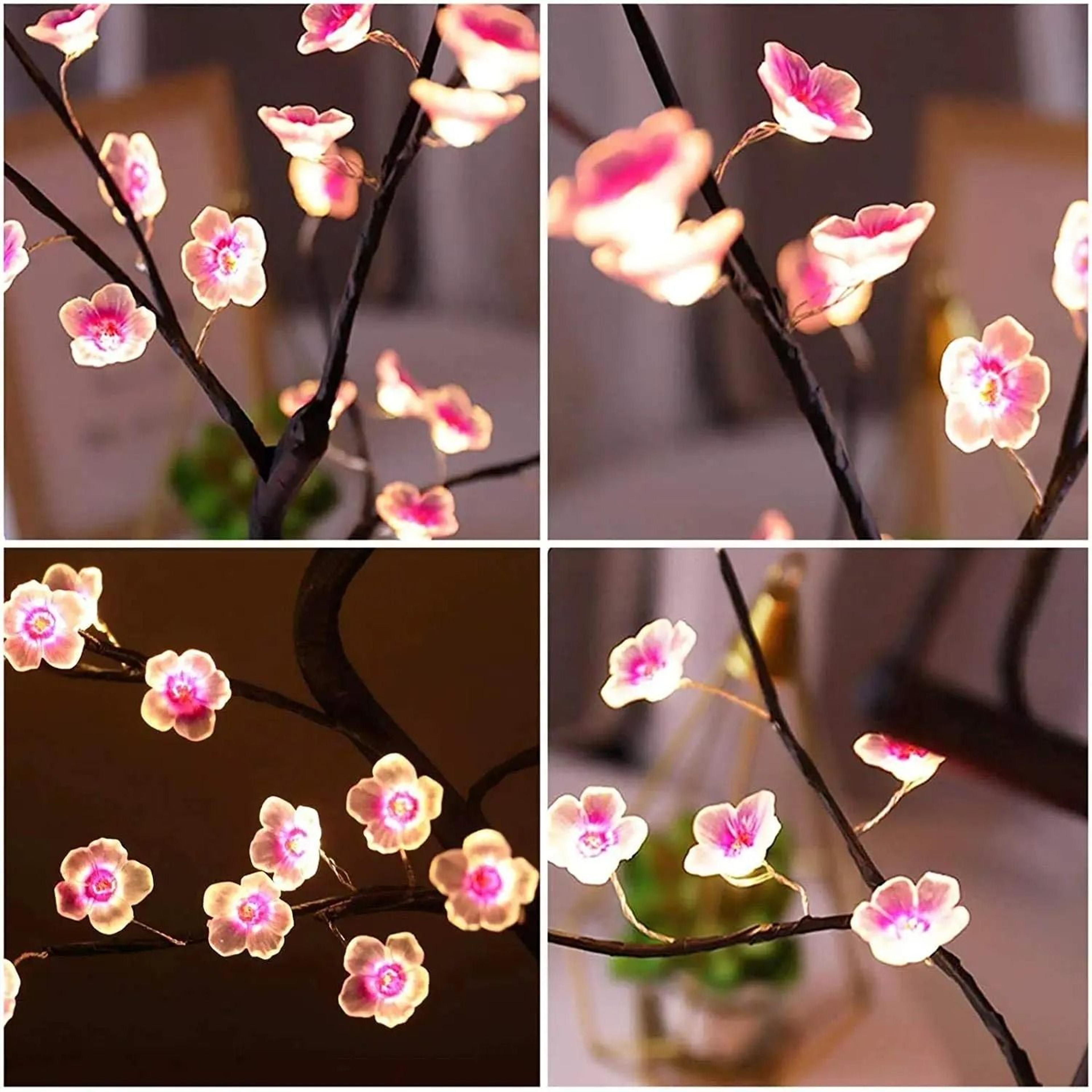 Artificial Bonsai Desktop Tree Lamp  USBBattery Powered LED Night Light 4
