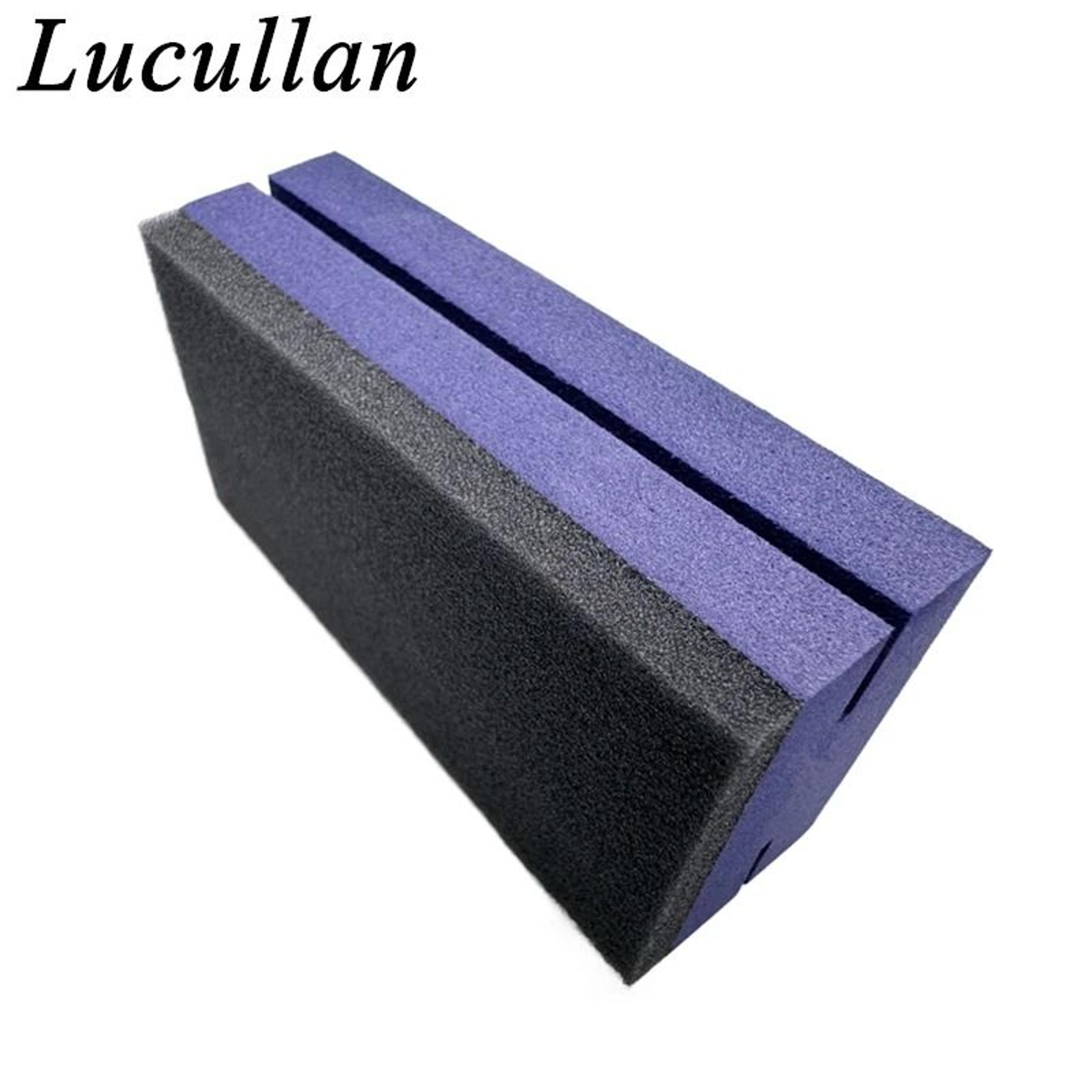 Ceramic Coating Applicator Kit  Premium Purple Applicator  Blue Suede Detailing Cloths 6