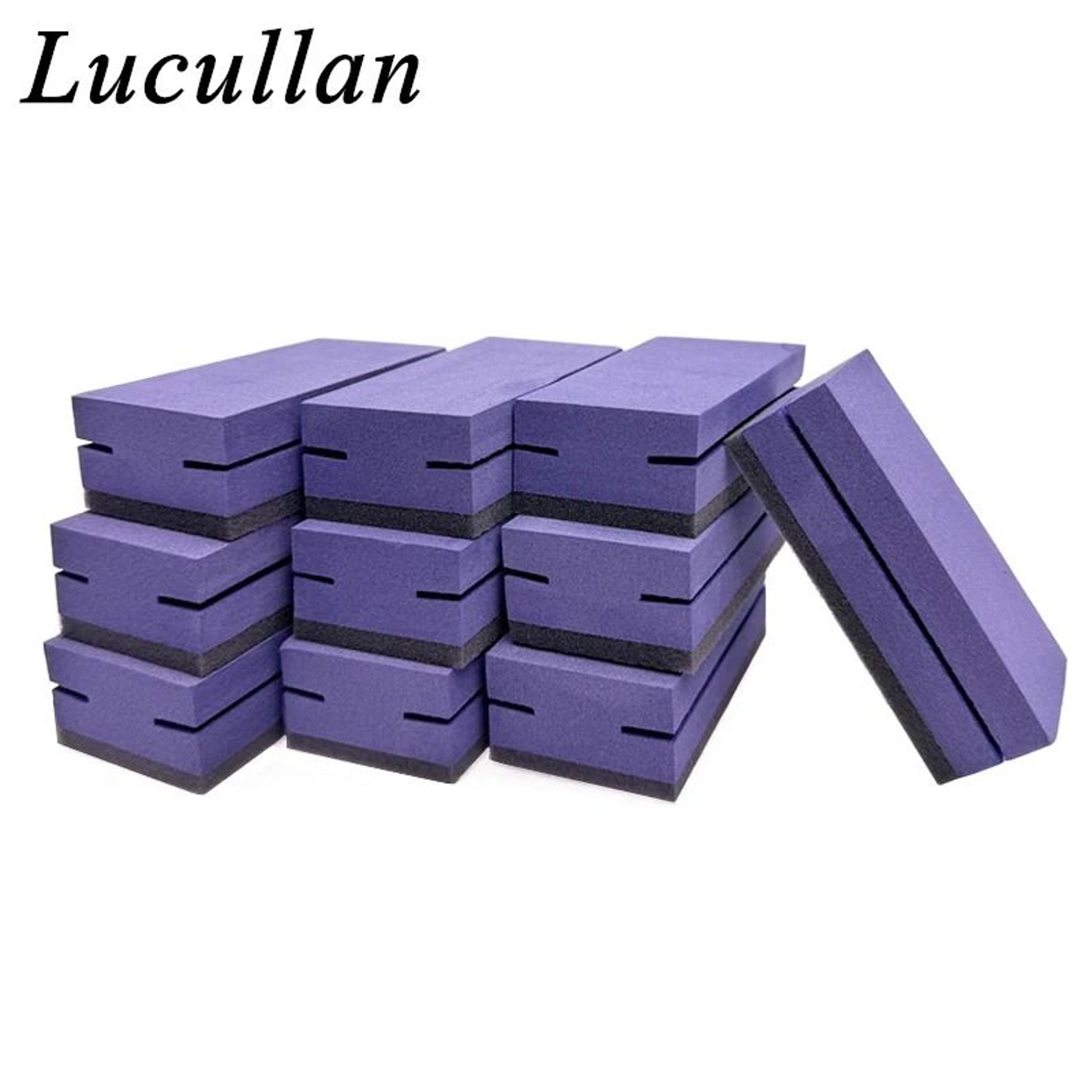 Ceramic Coating Applicator Kit  Premium Purple Applicator  Blue Suede Detailing Cloths 8