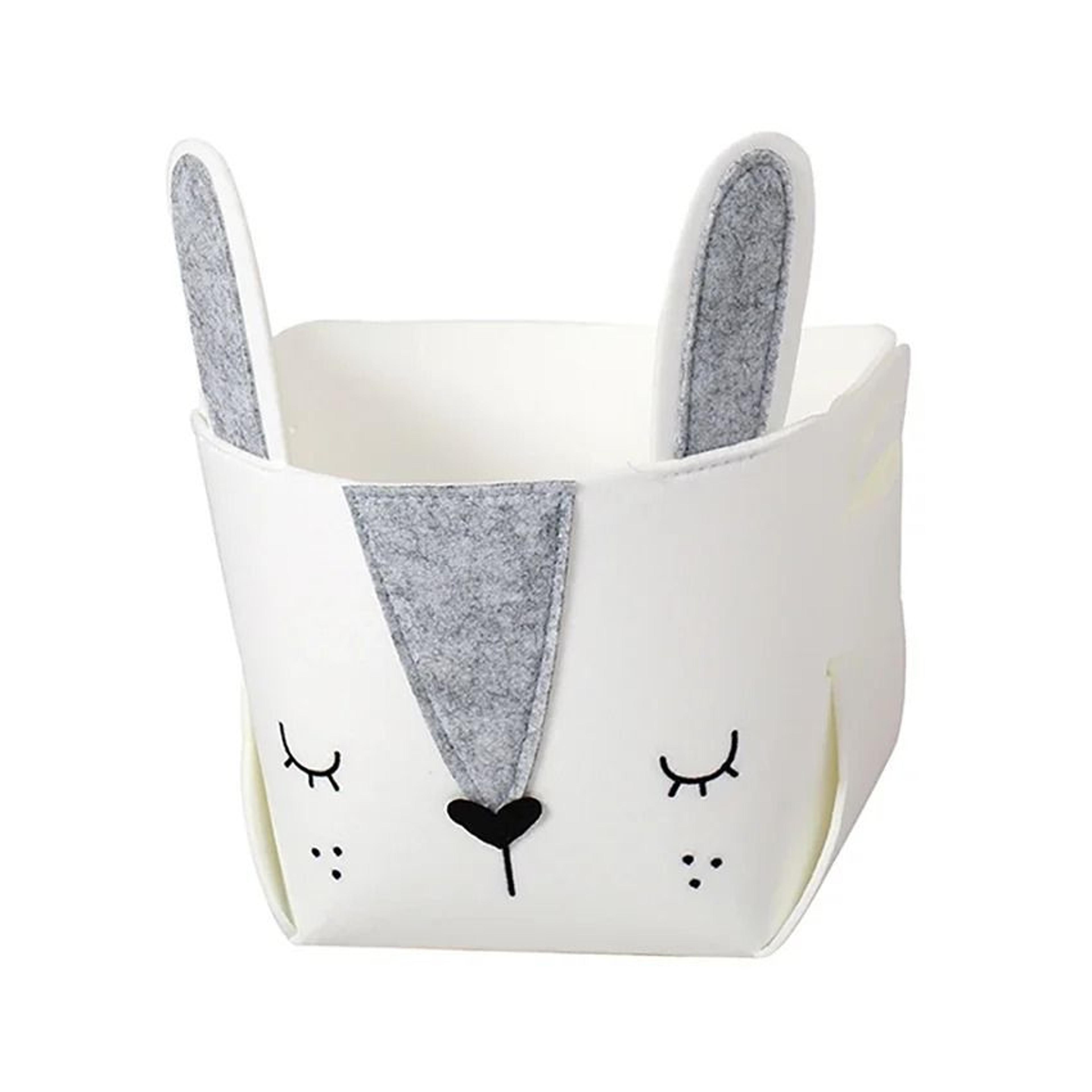 Animal DIY Storage Box  Foldable Felt Fabric Nursery Organizer  Toy Basket 8