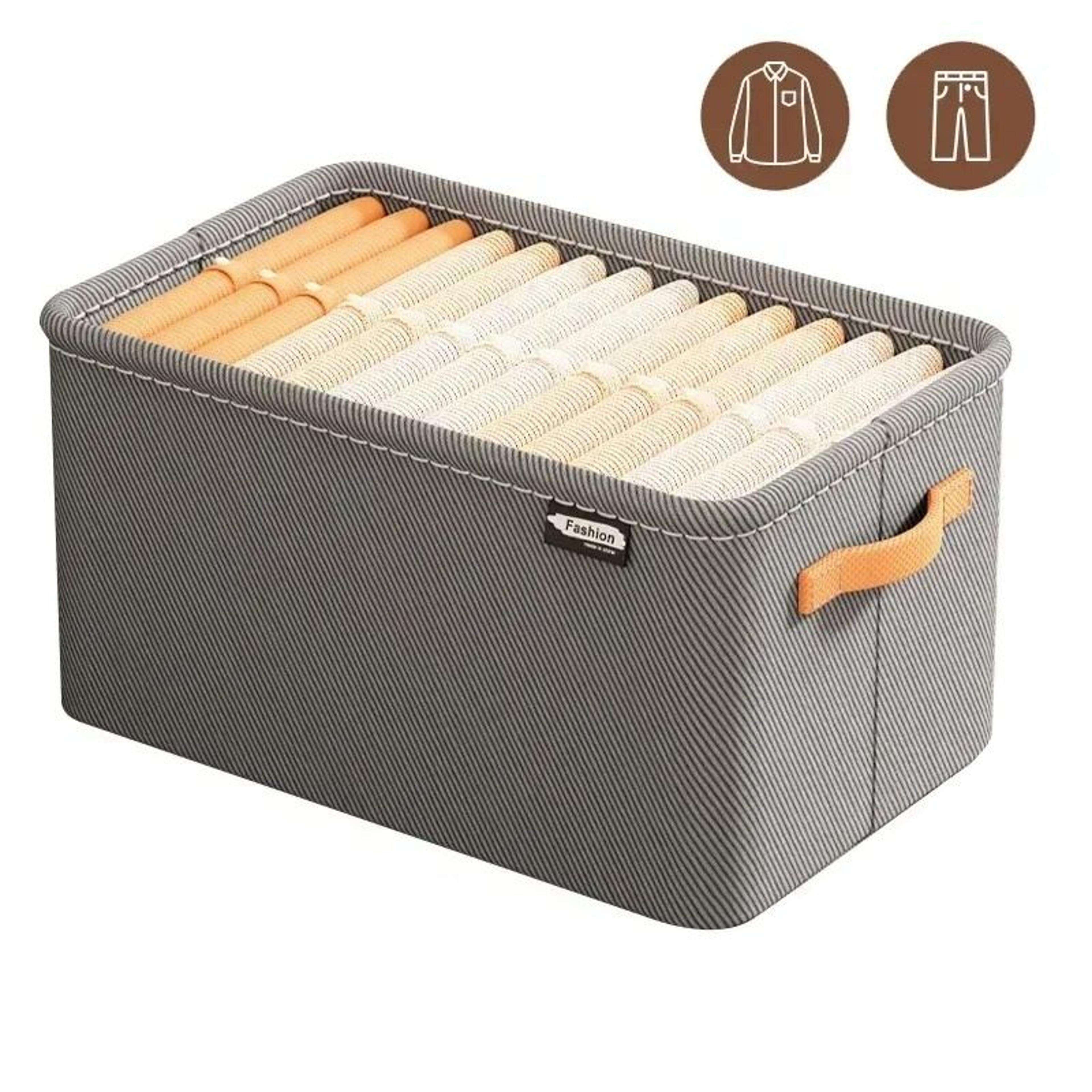 Thicken Clothes Organizer  HighCapacity Wardrobe Storage Box For Pants Sweaters And Jeans 6