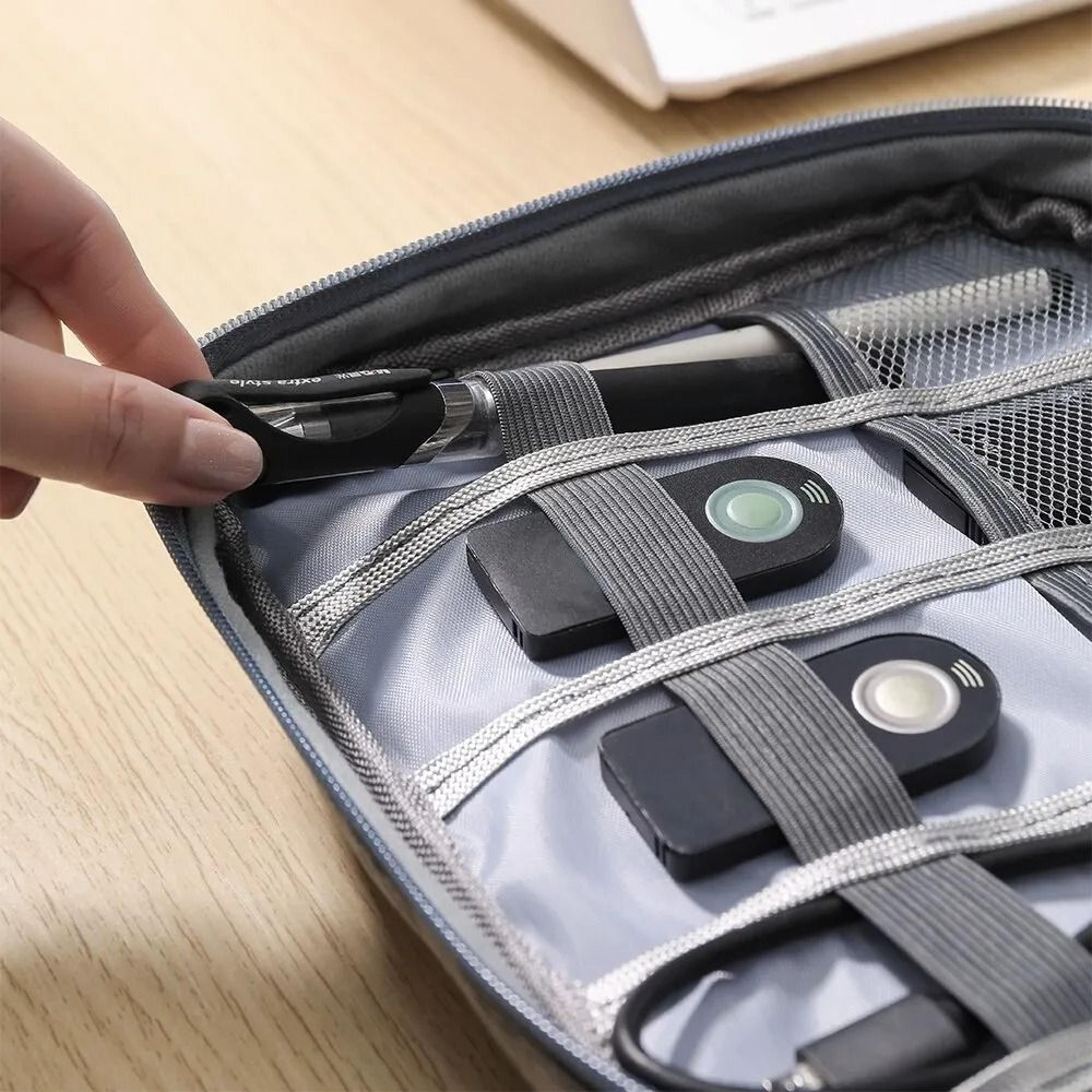 Portable Electronic Organizer  Waterproof Travel Storage Bag For USB Chargers  Data Lines 2
