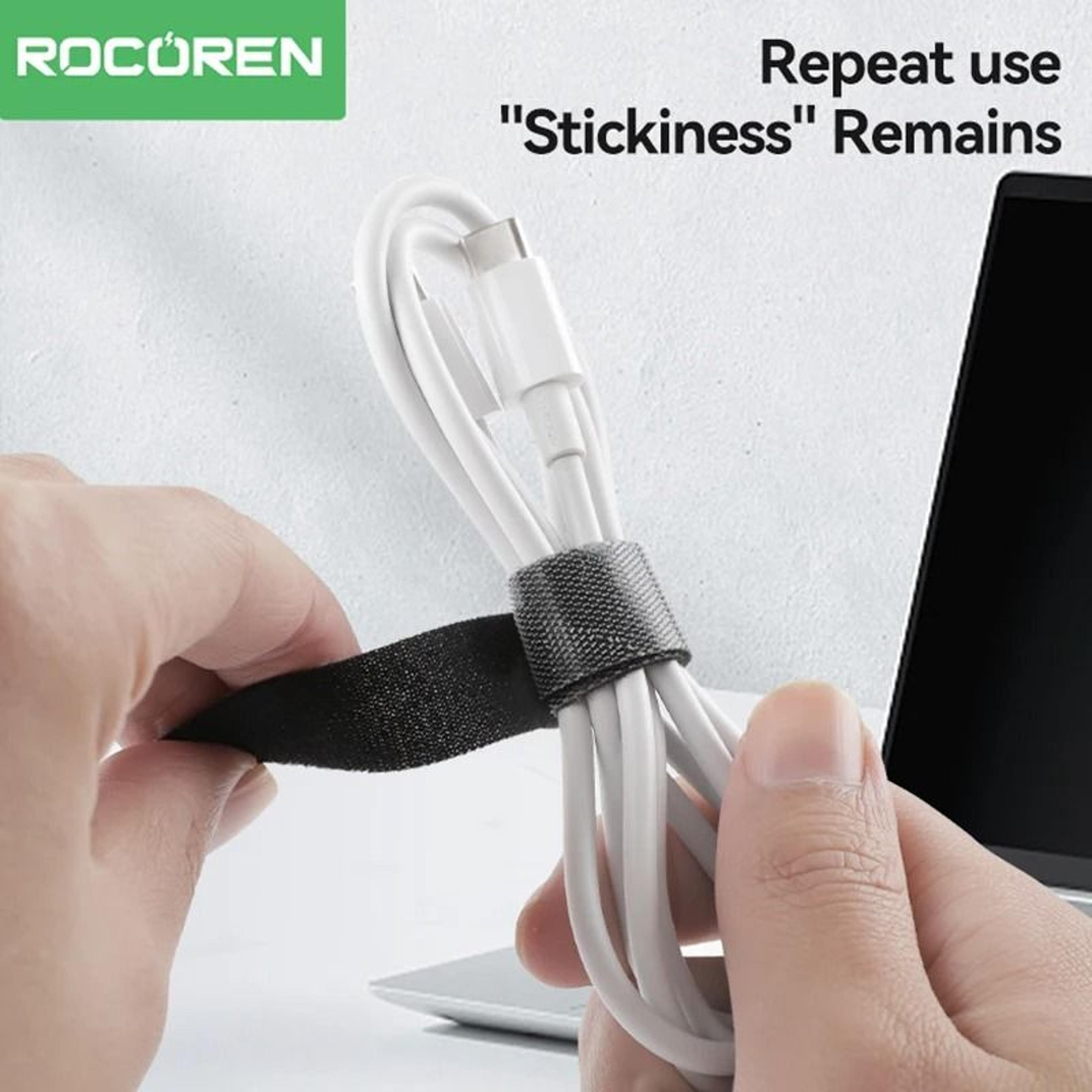 Reusable Cable Organizer  HandTearing Wire Winder  USB Management System 5