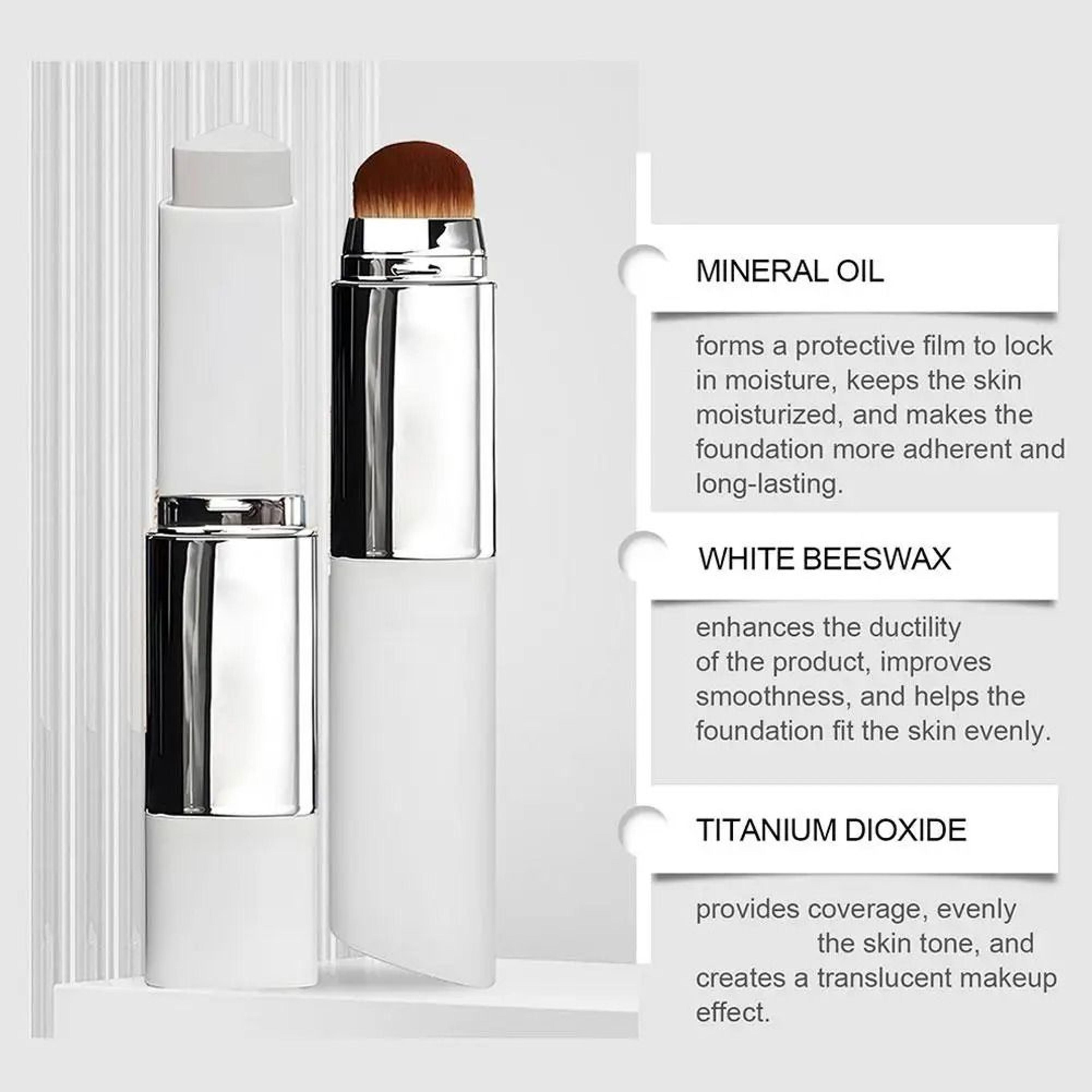 2in1 ColorChanging Foundation Stick  Lightweight Moisturizing  Brightening Liquid Base 4