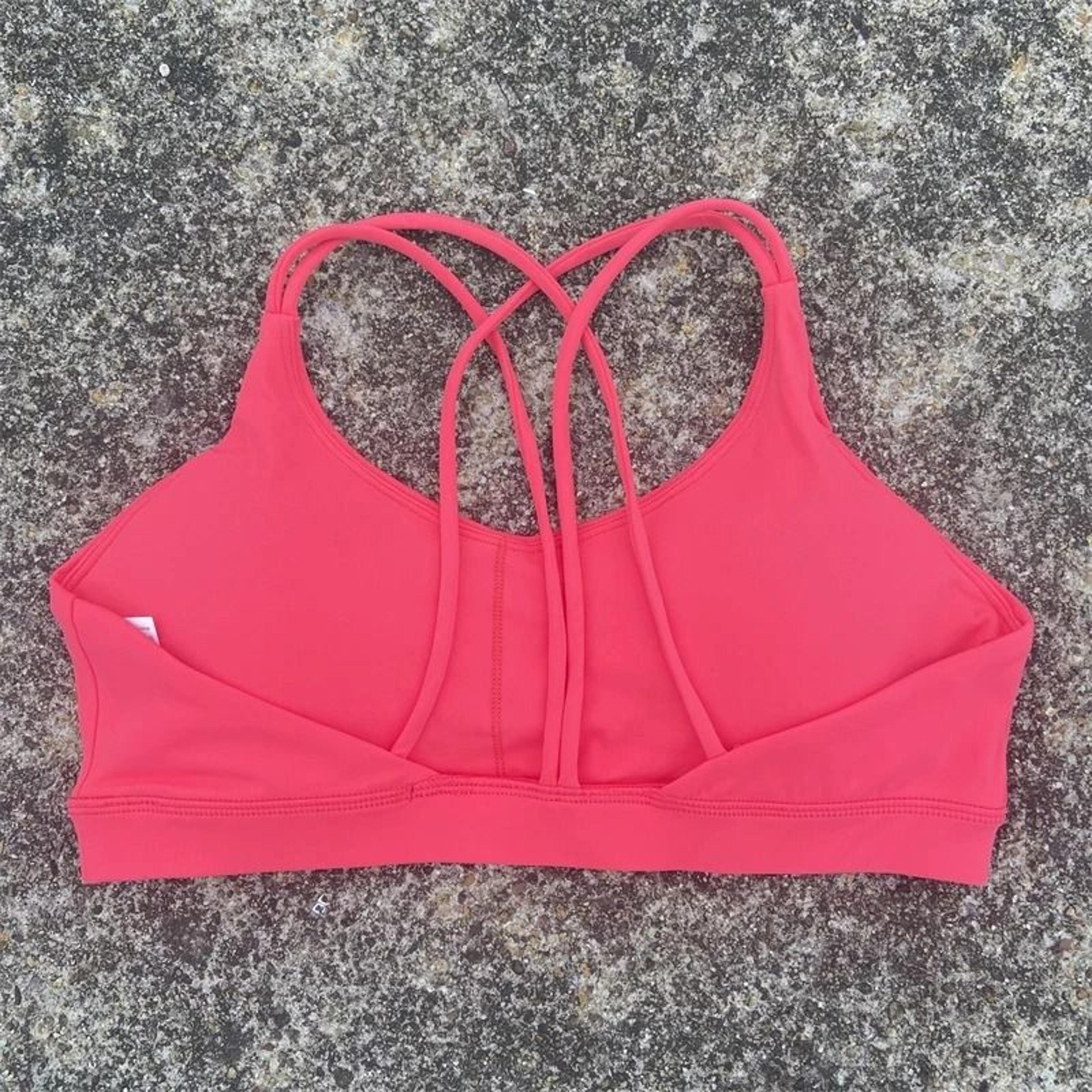 HighStrength Fitness Bra  Soft Solid Color Tight Sport Top With Integrated Chest Pad 16