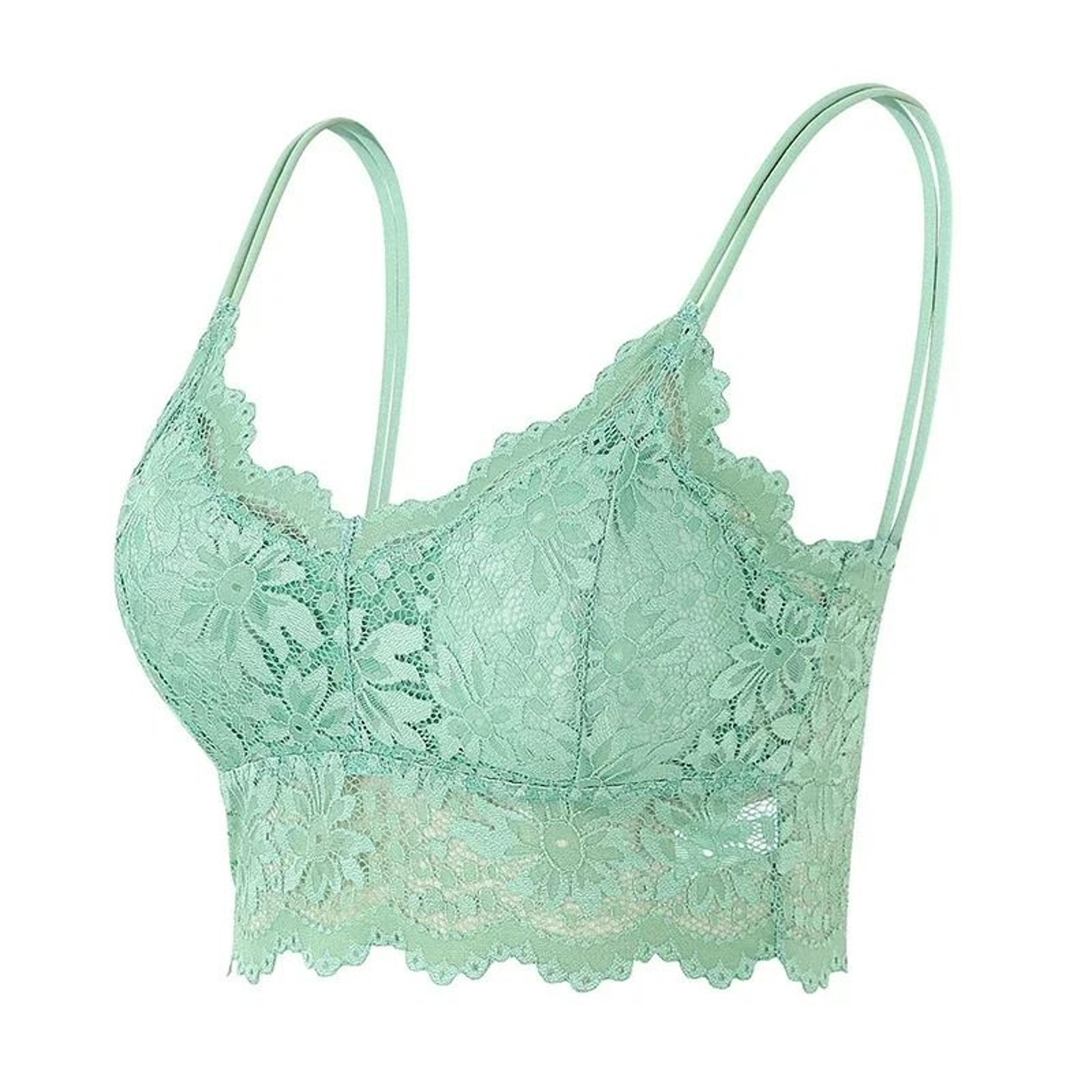 Seamless Lace HollowOut Comfort Bralette 10