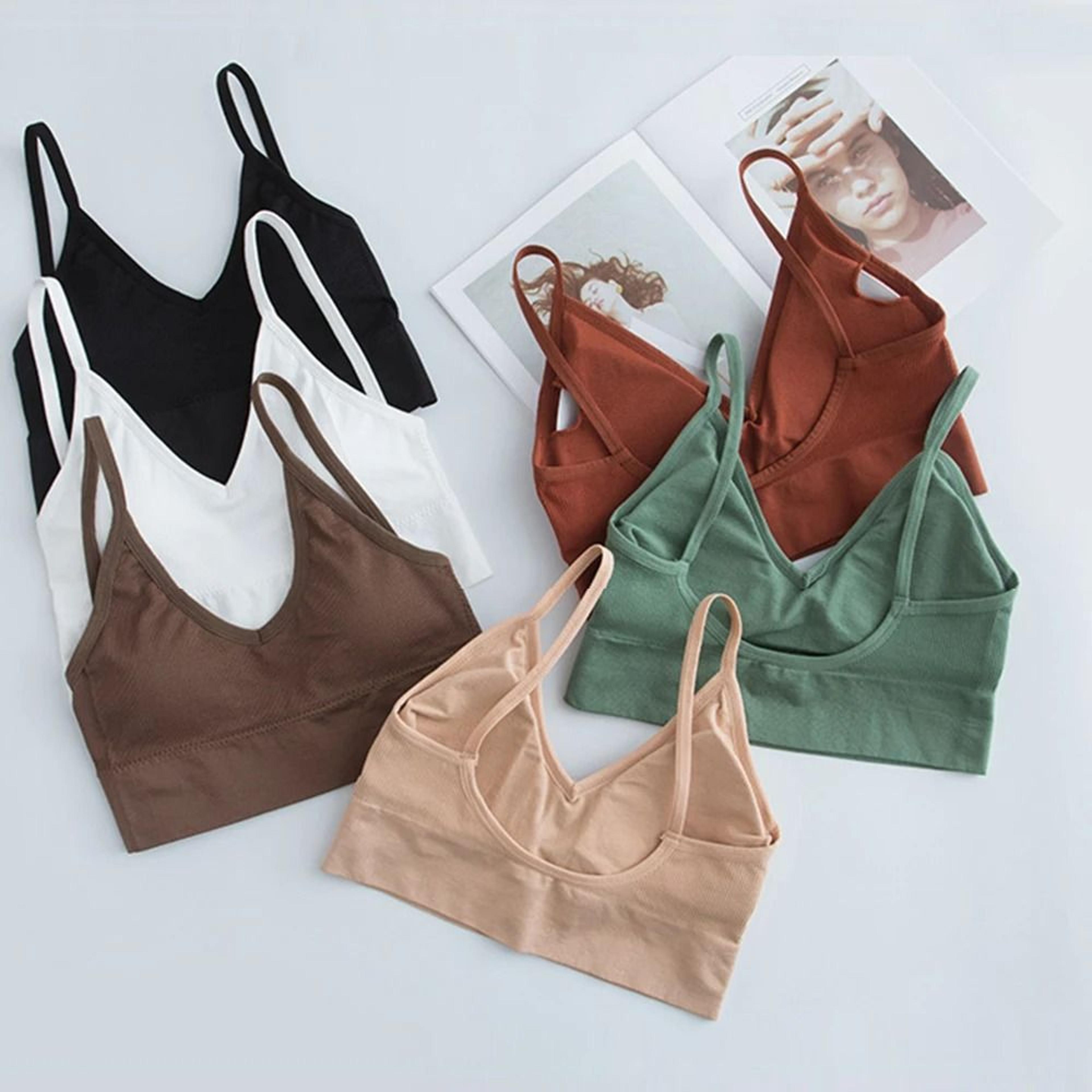 Seamless Athletic Crop Top Bralette 4