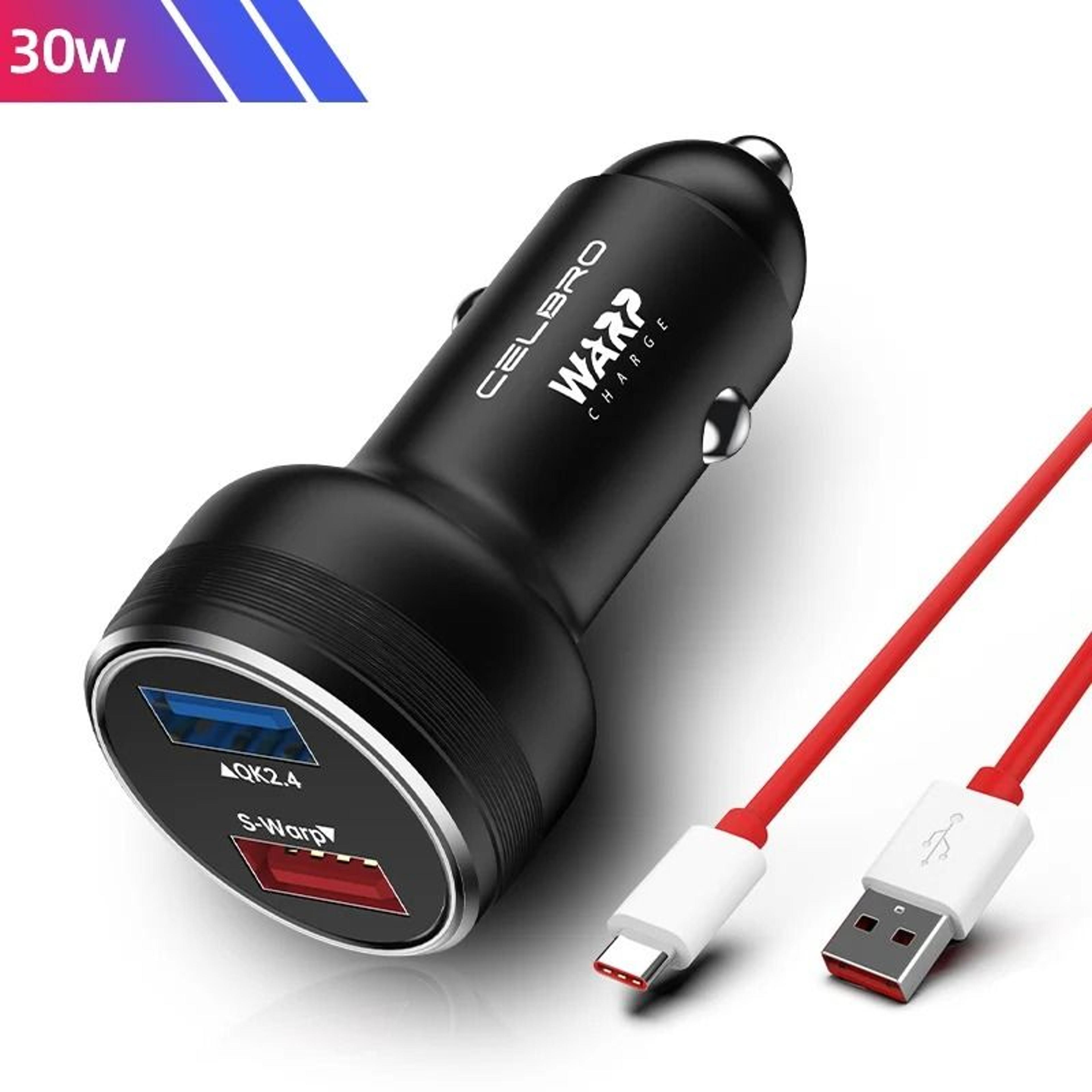80W Dual USB SuperVOOC Fast Car Charger 10
