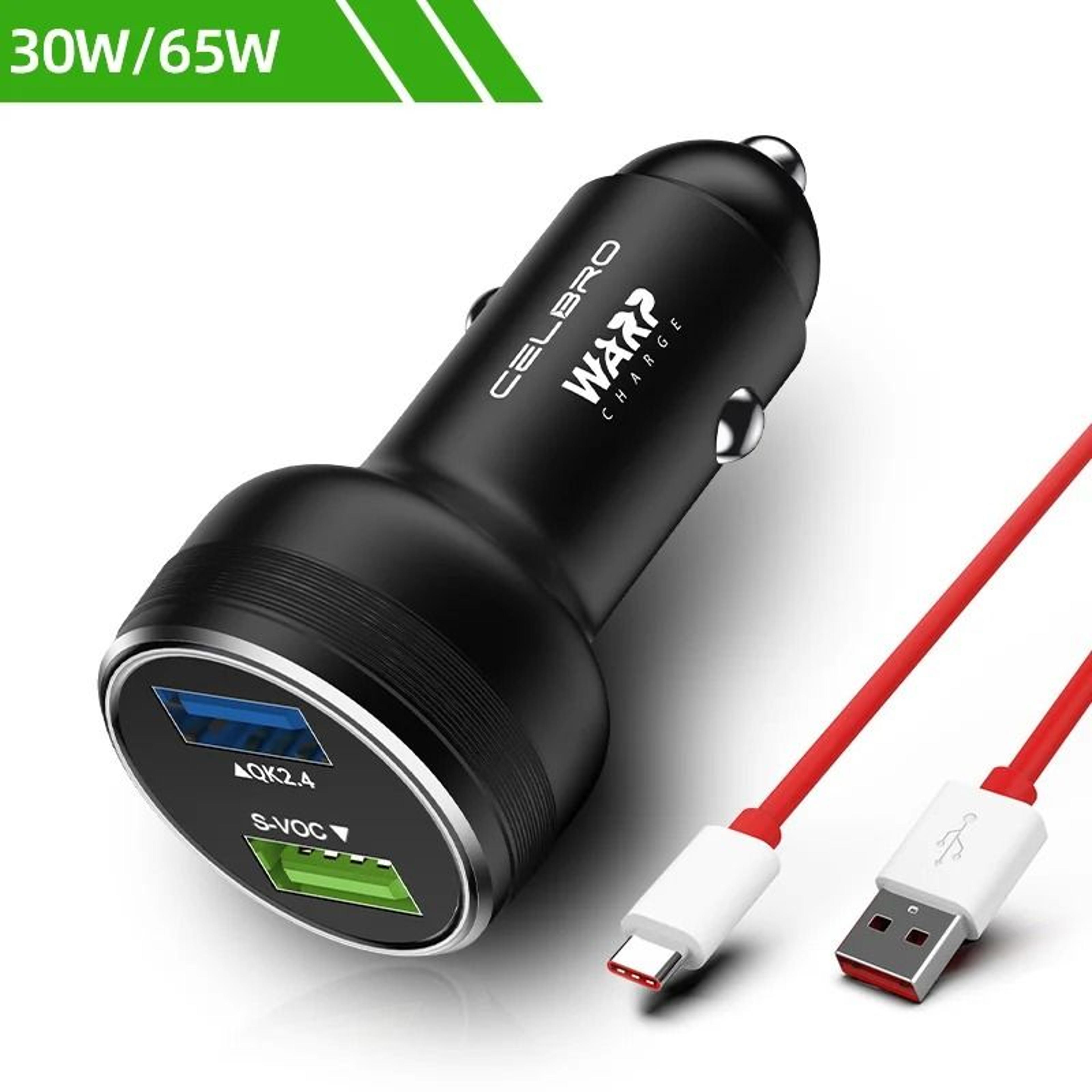 80W Dual USB SuperVOOC Fast Car Charger 14