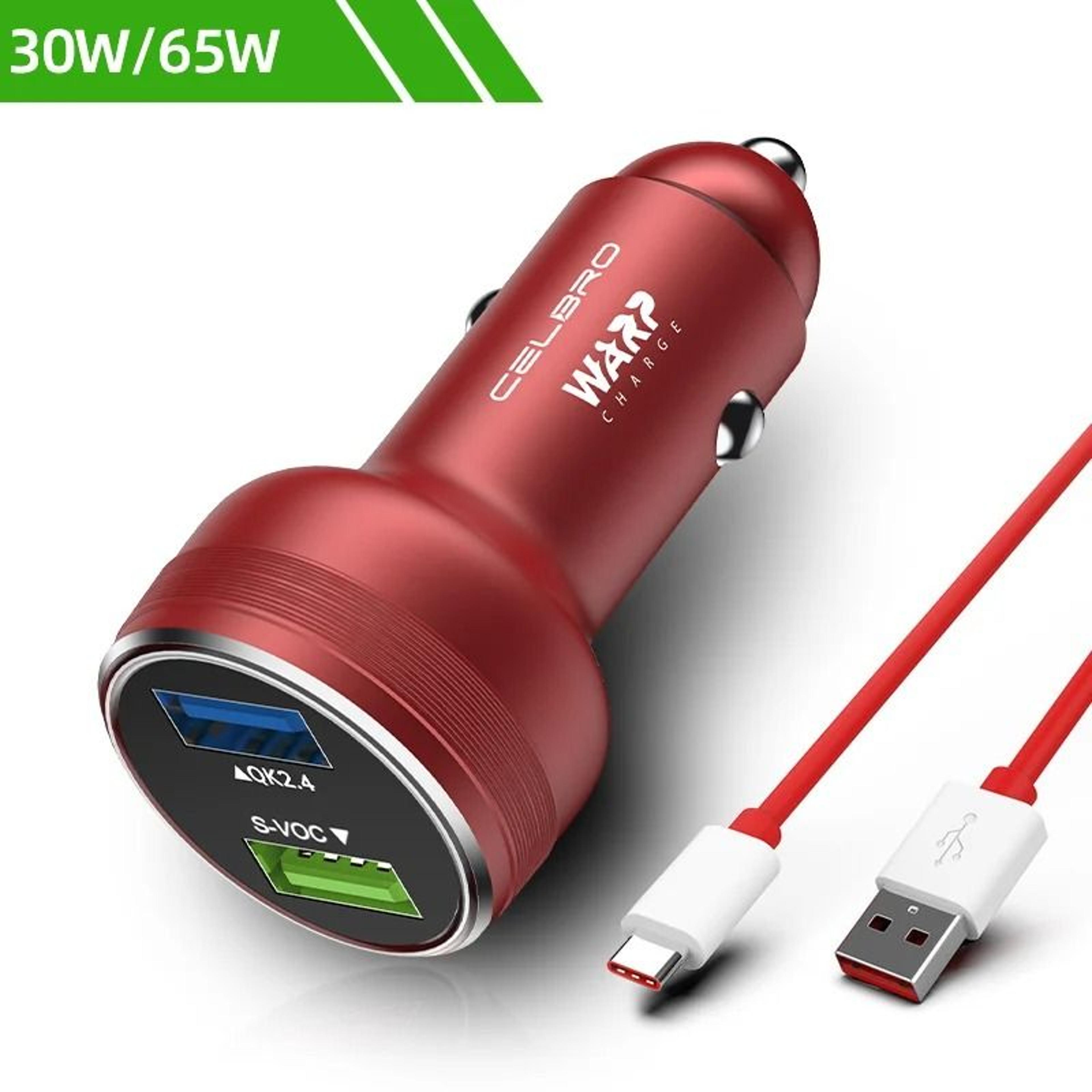 80W Dual USB SuperVOOC Fast Car Charger 16