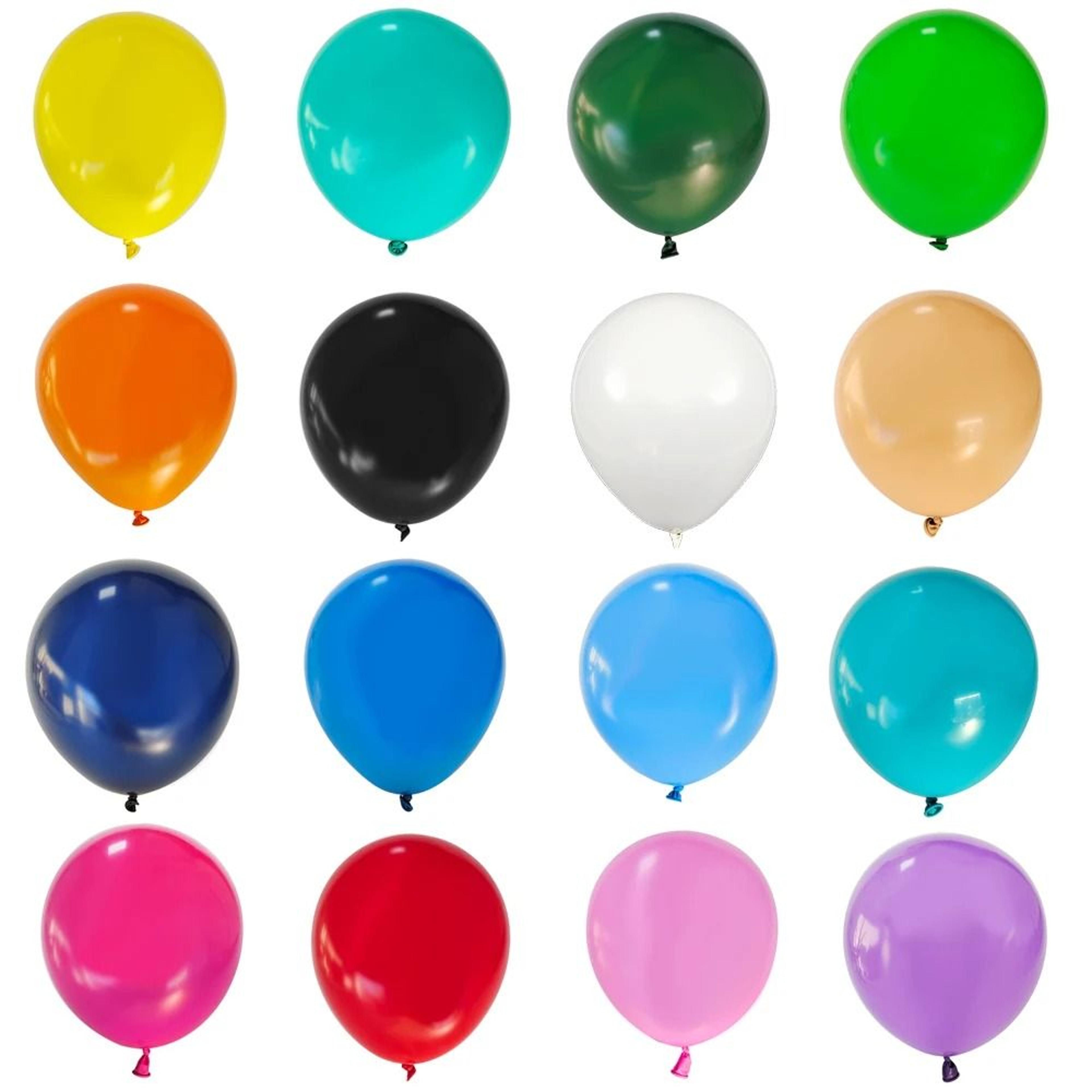 Premium Matte Latex Balloon Set  10Piece MultiSize Pack 0