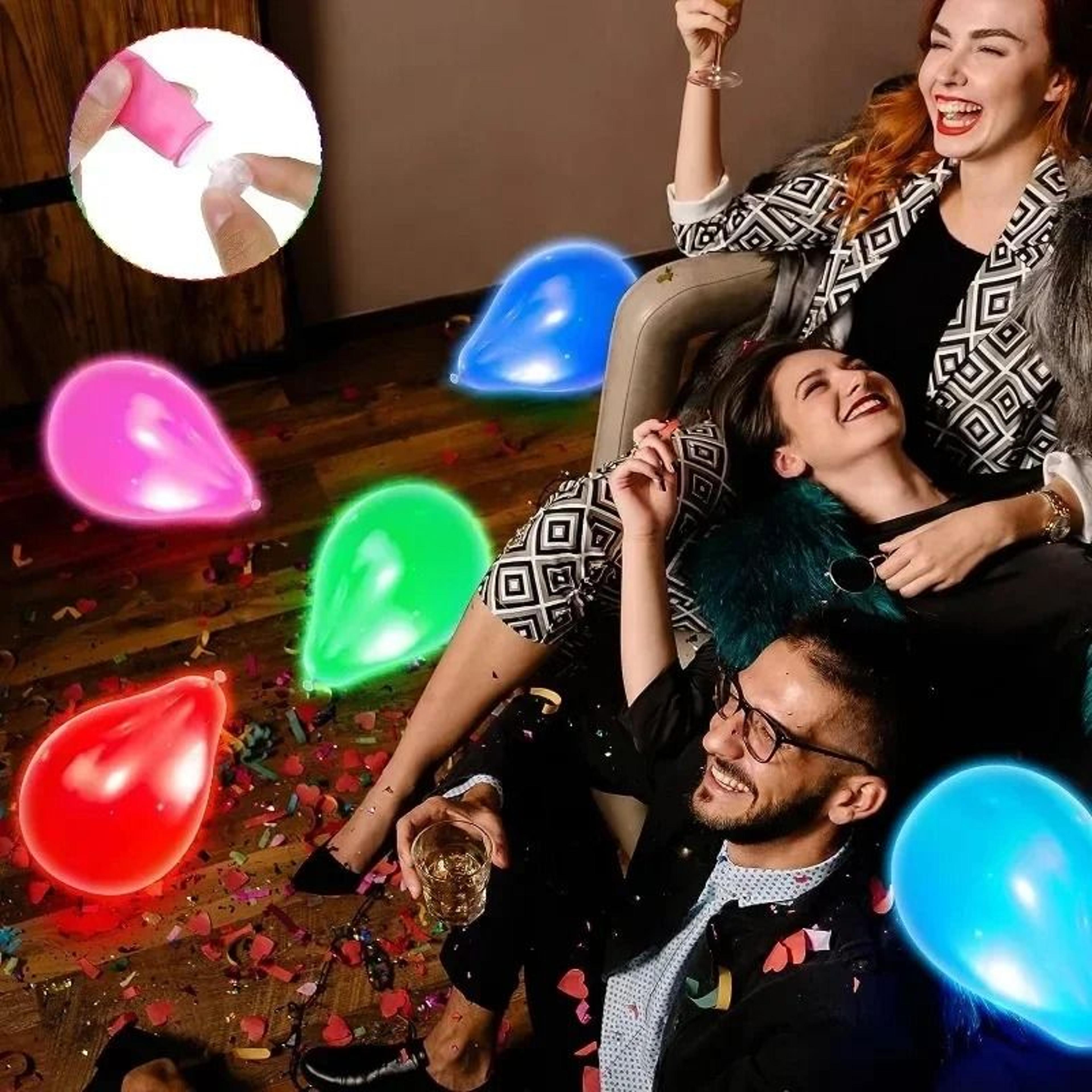 10Piece Mini LED Balloon Lights  Colorful Luminous Tumbler Lamps 1