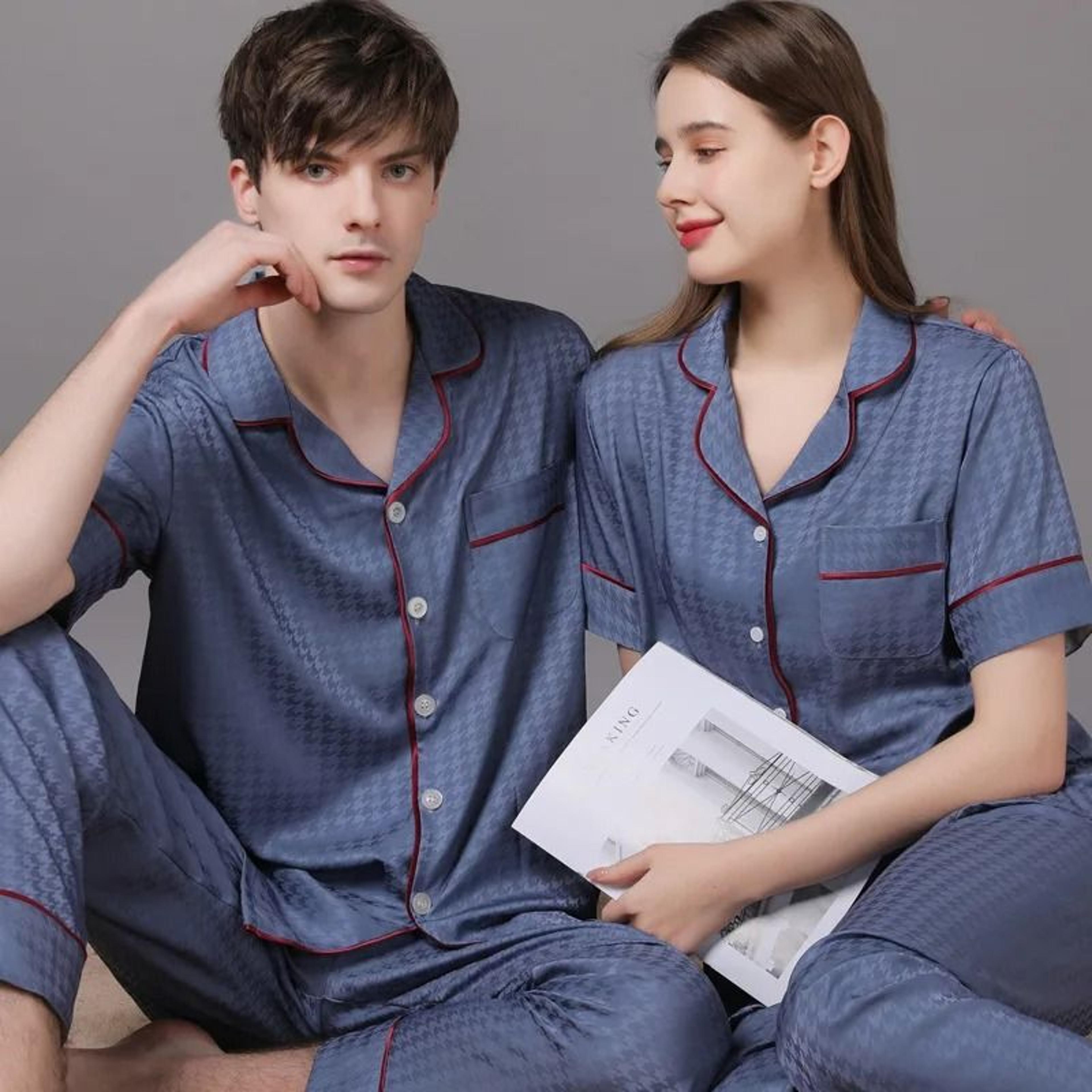 Midnight Silk Luxe Summer Couples Set 9