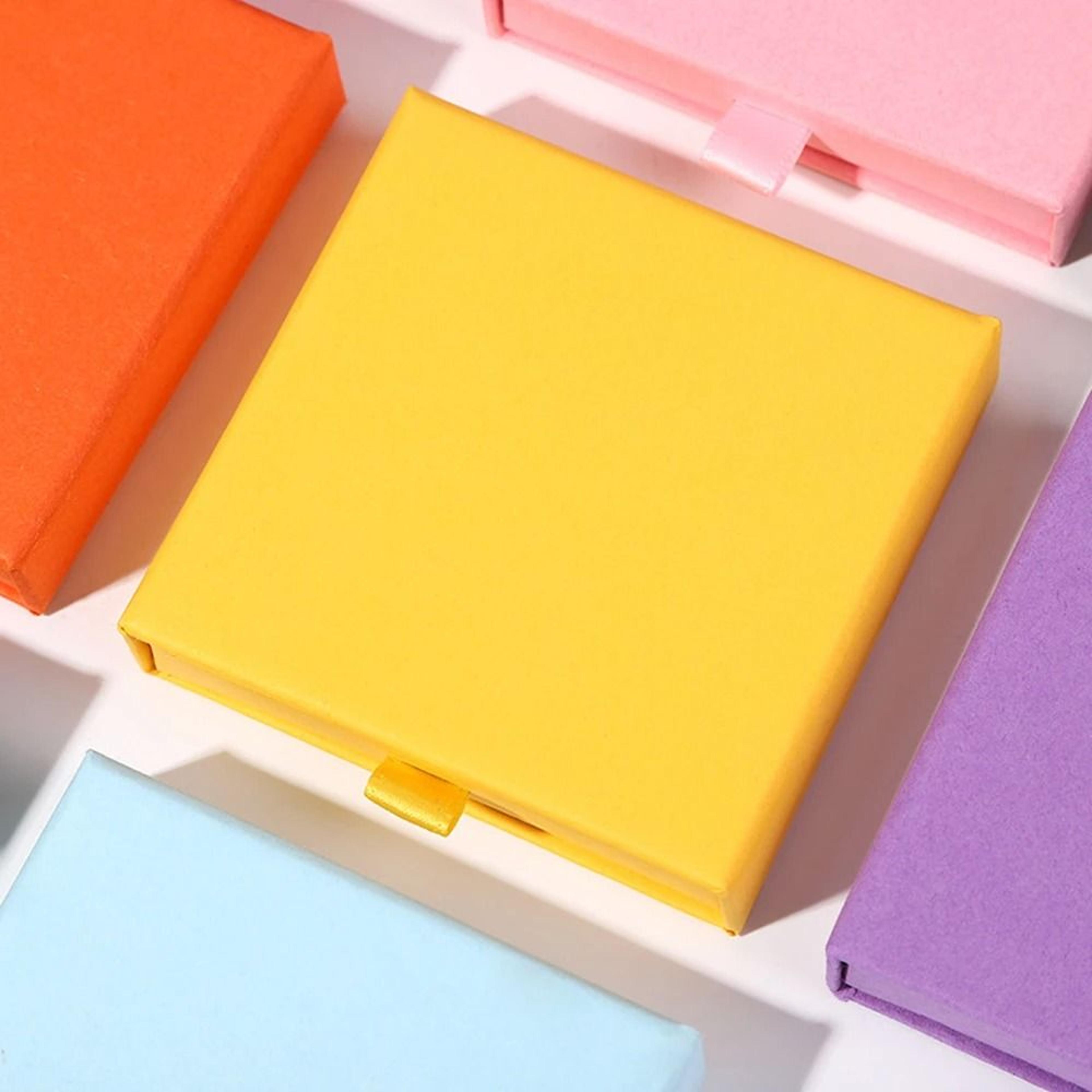 Creative Drawer Jewelry Packaging Box  Solid Color Cardboard Storage Organizer 1