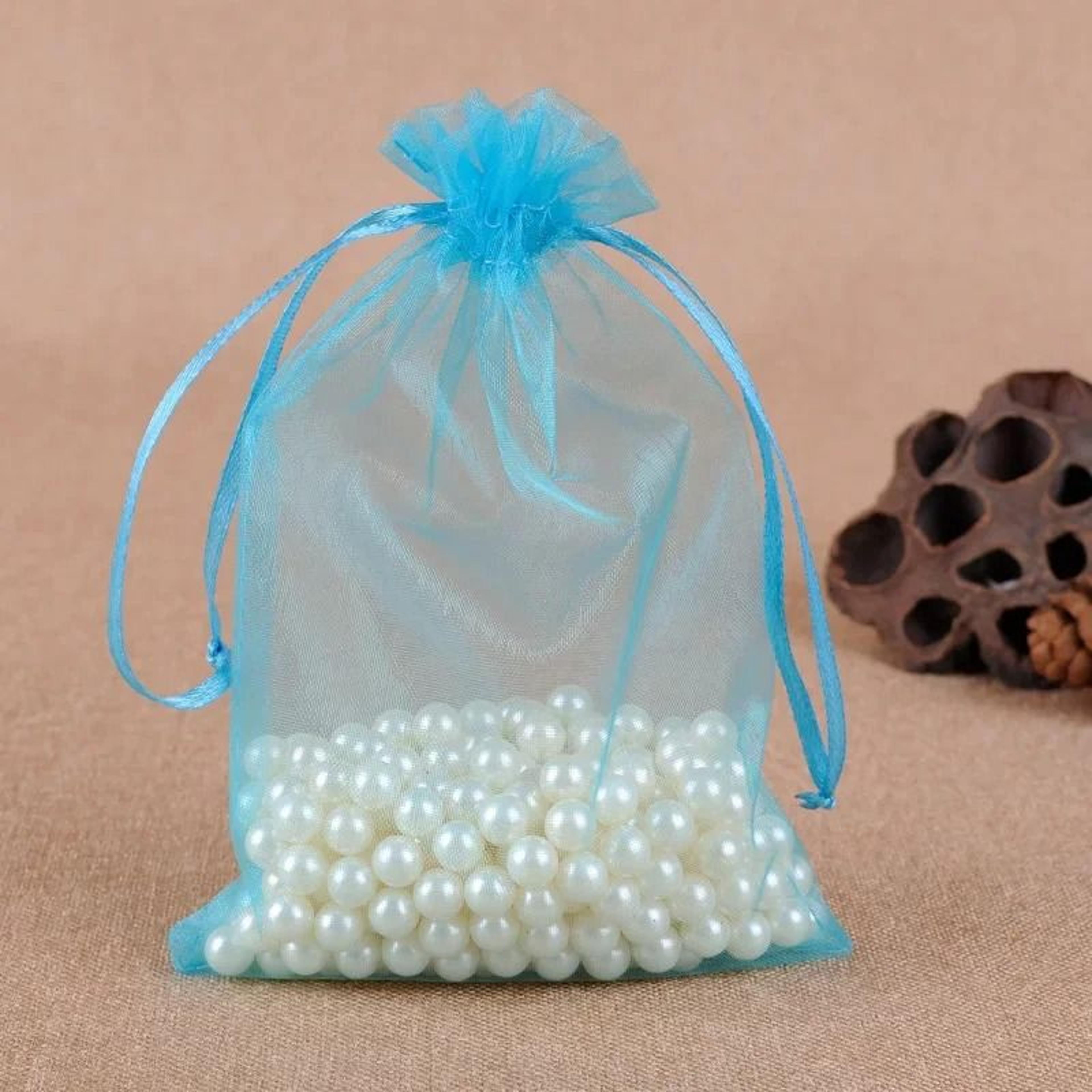 Elegant Drawstring Jewelry Pouches  50 Pcs Gift  Party Bags 24