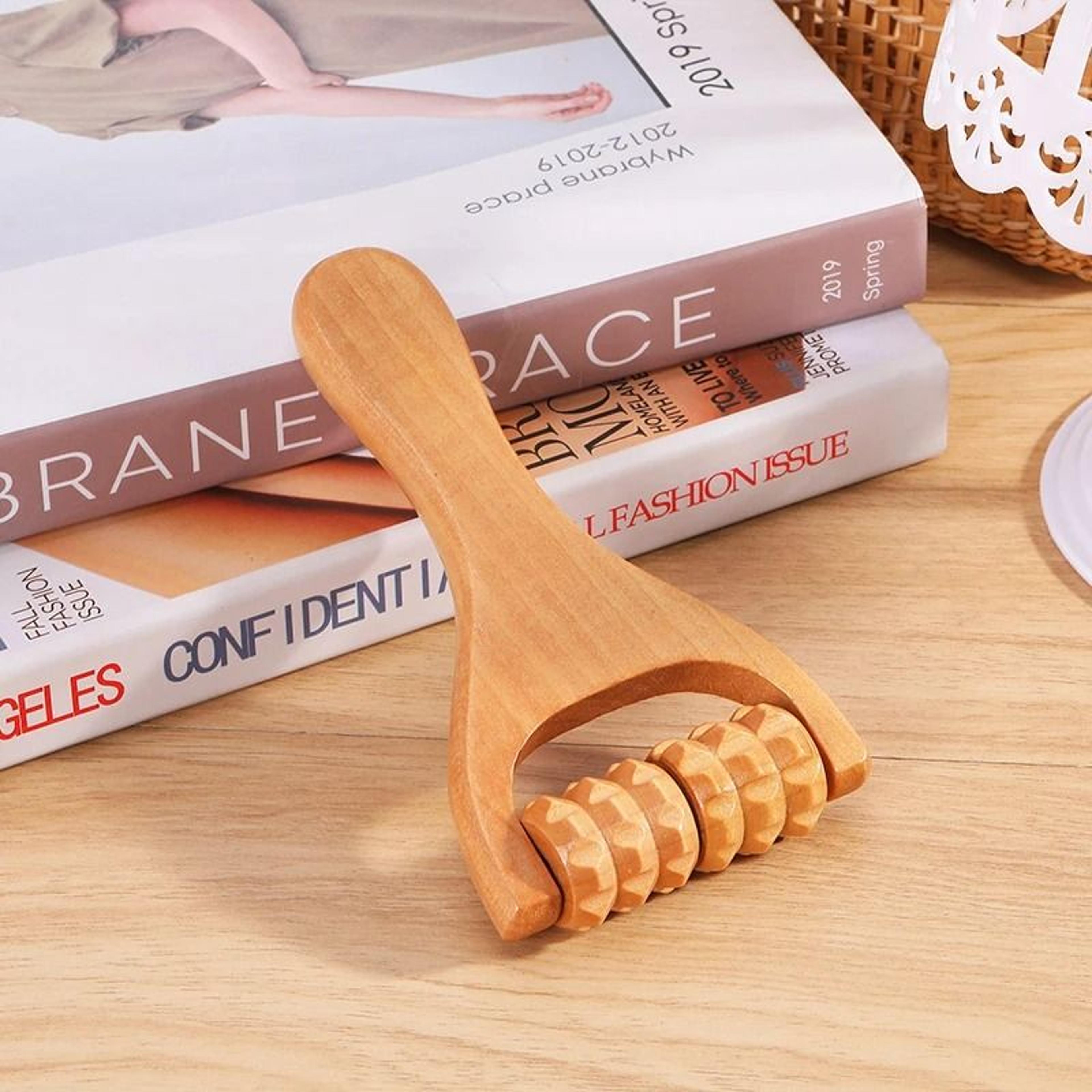 Wooden Roller Massager  Universal Handheld Relief Tool 2