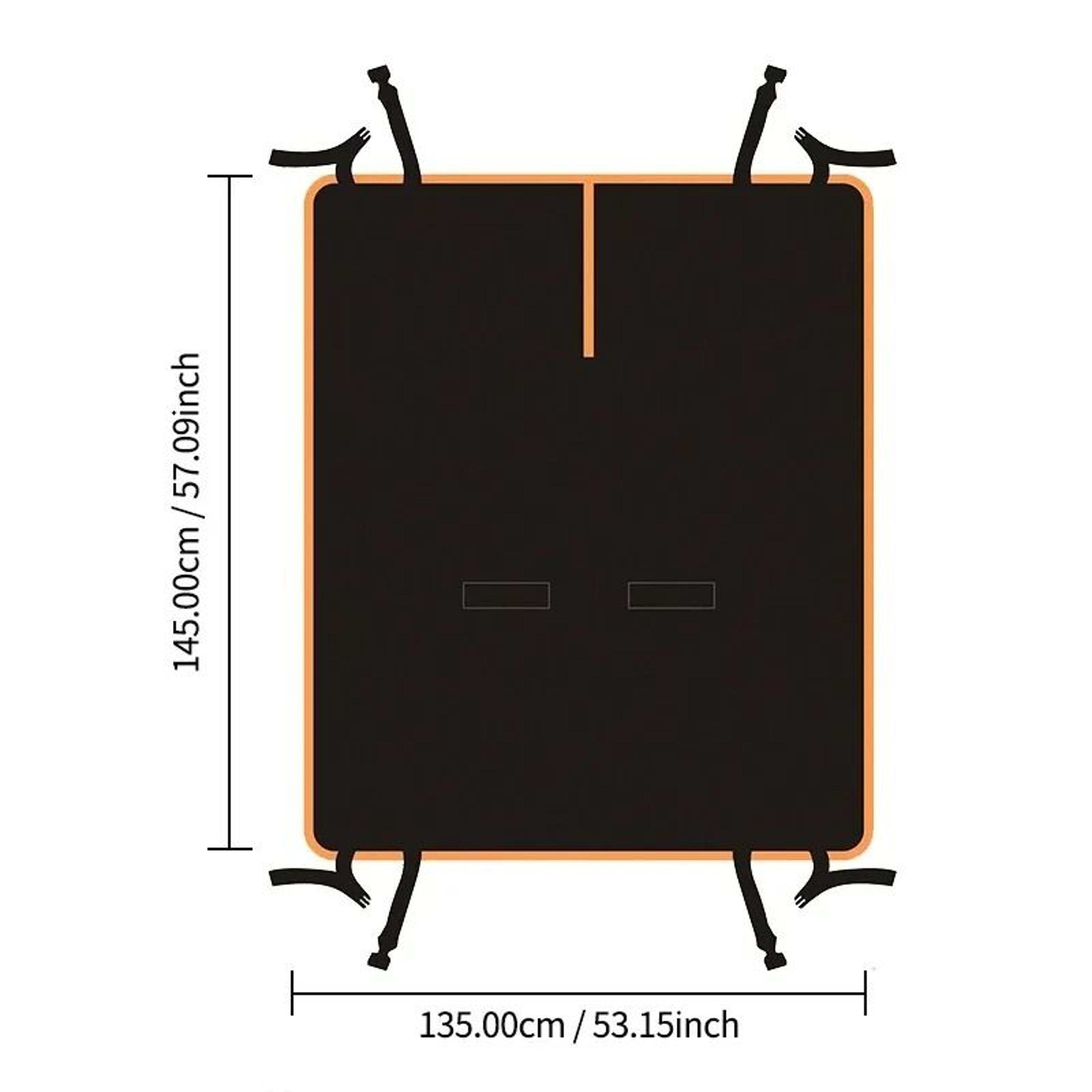 Dog Car Seat Cover  Durable Oxford Cloth Back Seat Hammock 5
