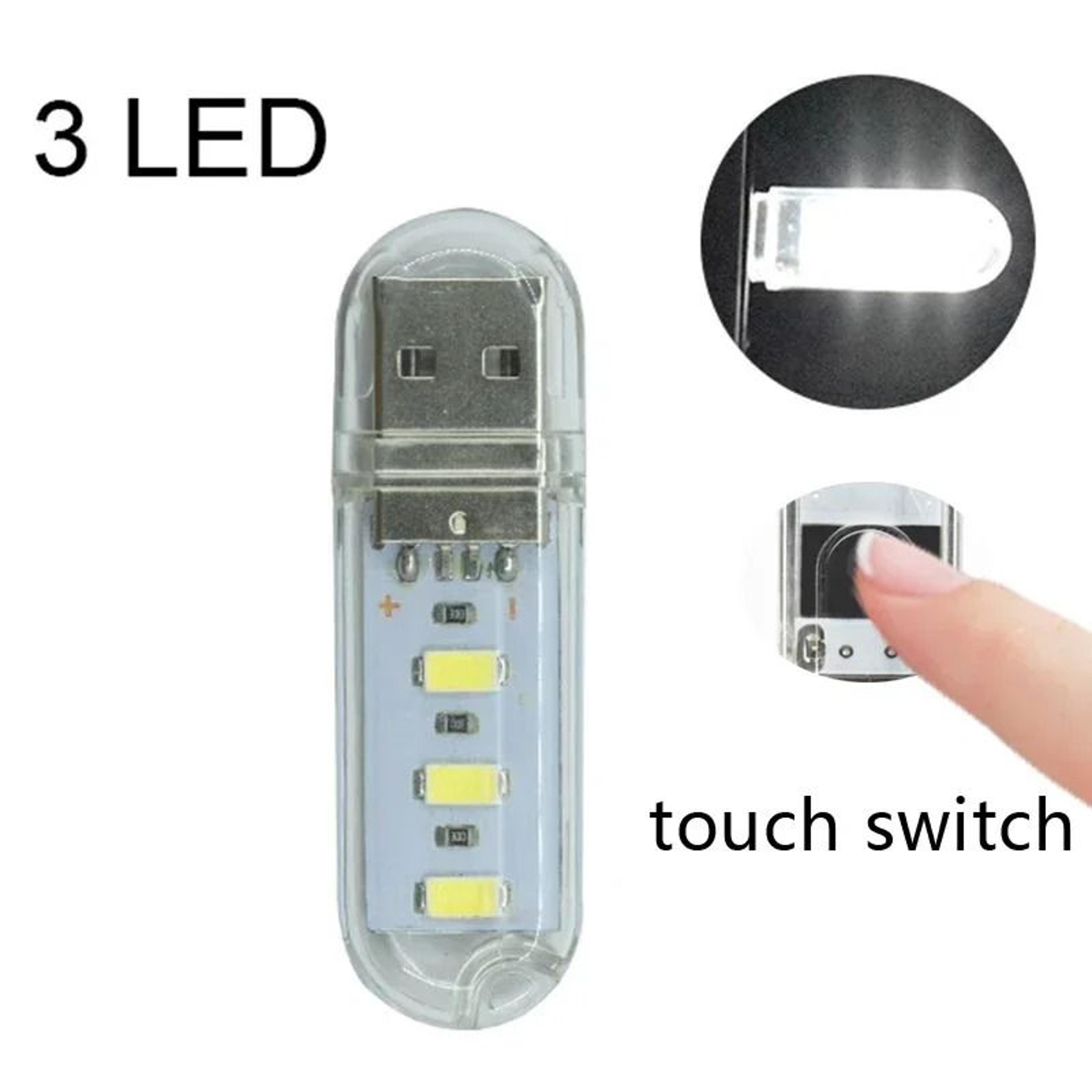 UltraBright Portable USB LED Pocket Light 8
