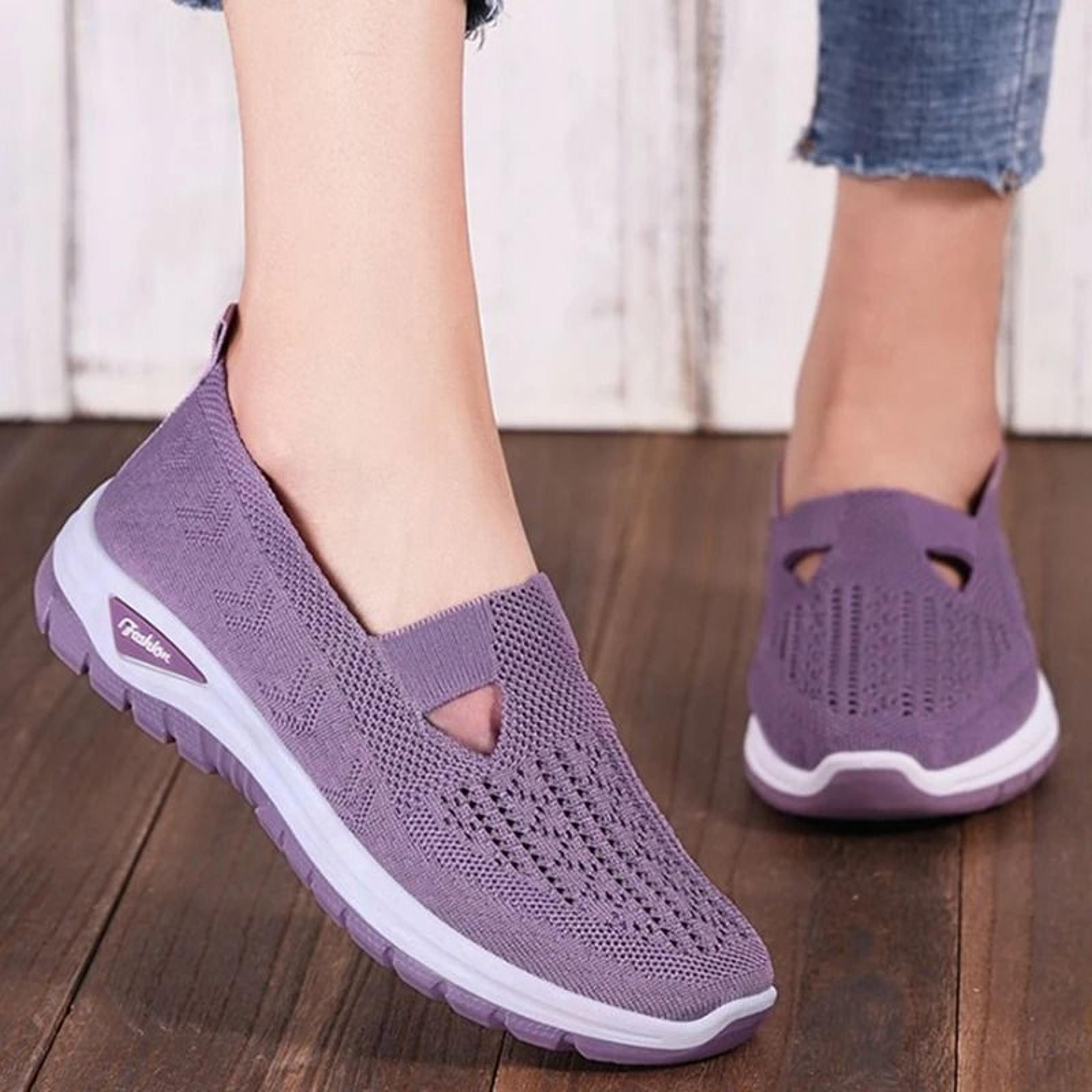Breathable Mesh SlipOn Performance Walking Sneakers 3
