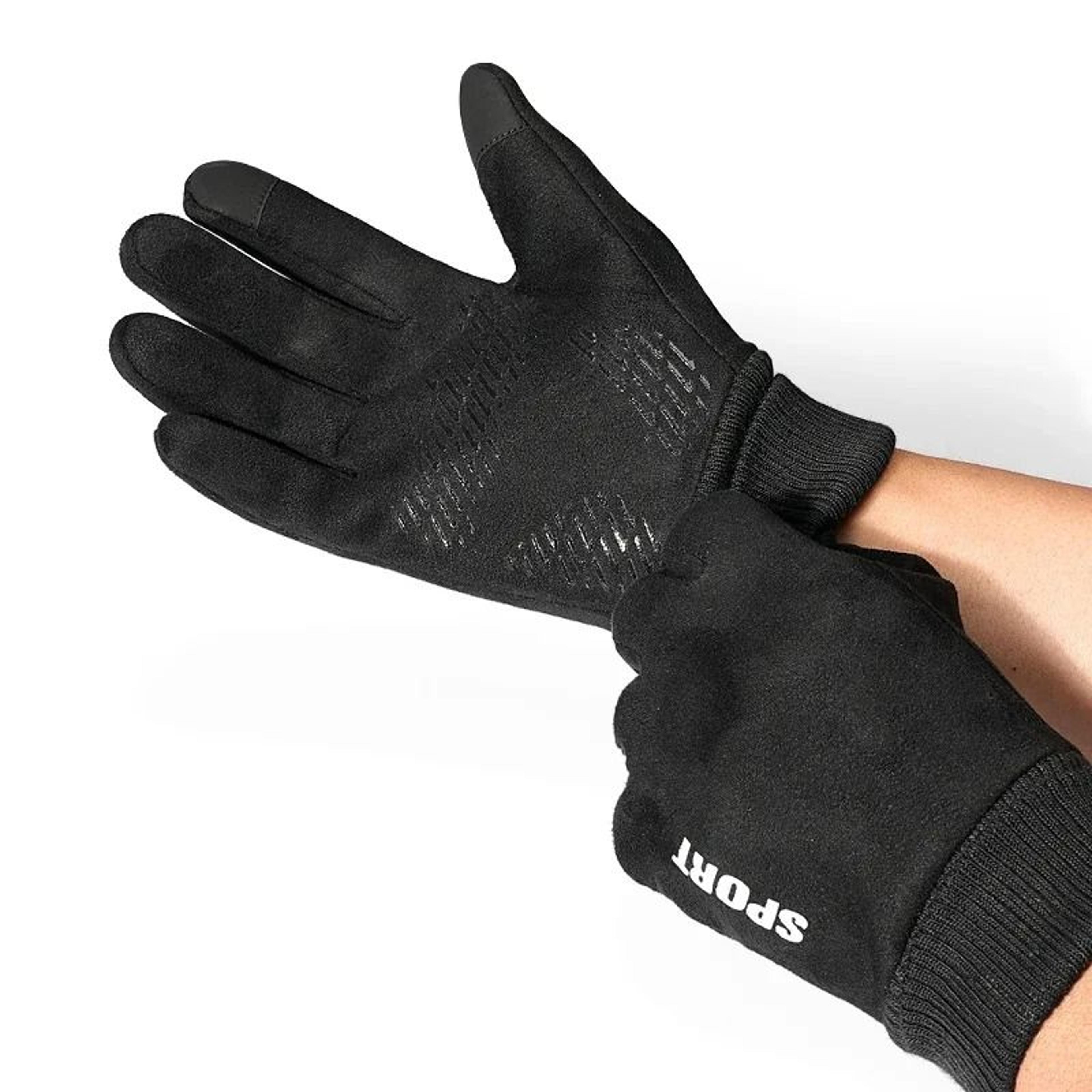 Winter Faux Suede Performance FlipTop Gloves 3