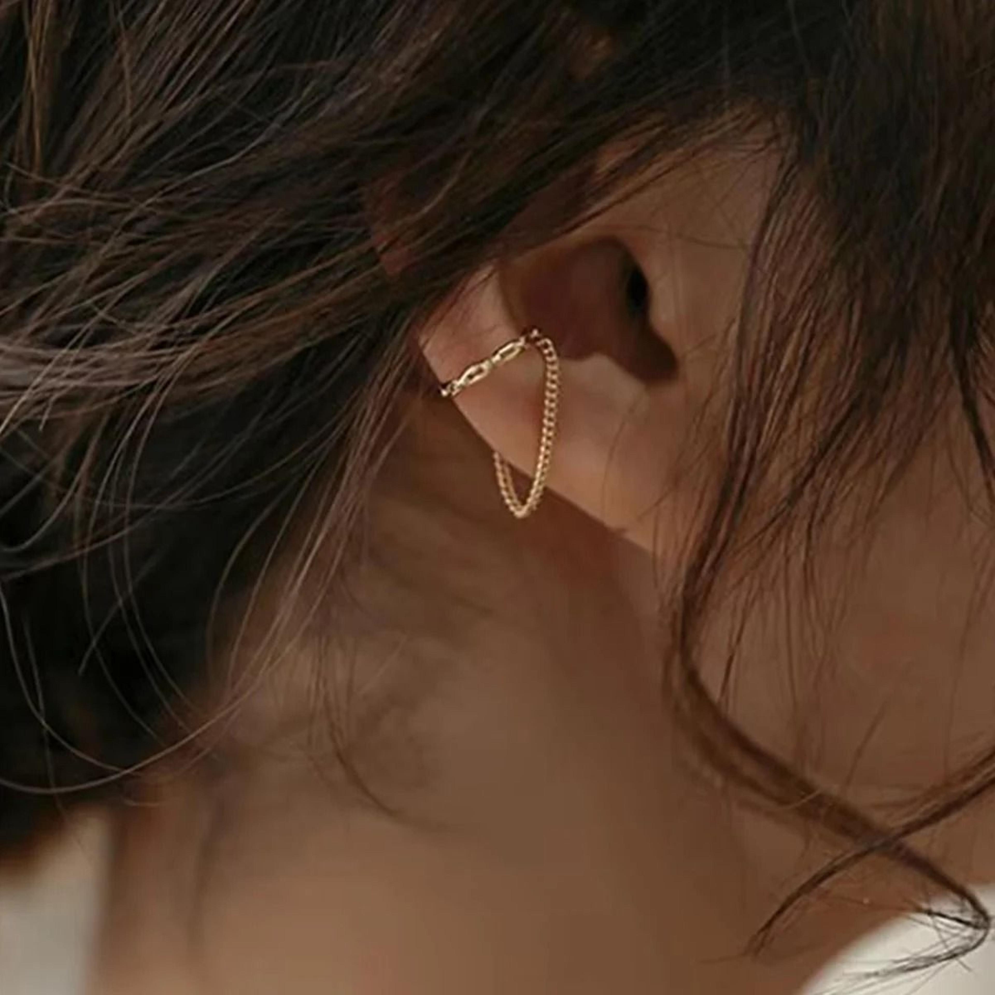 Minimalist NonPiercing Ear Cuff Se 0