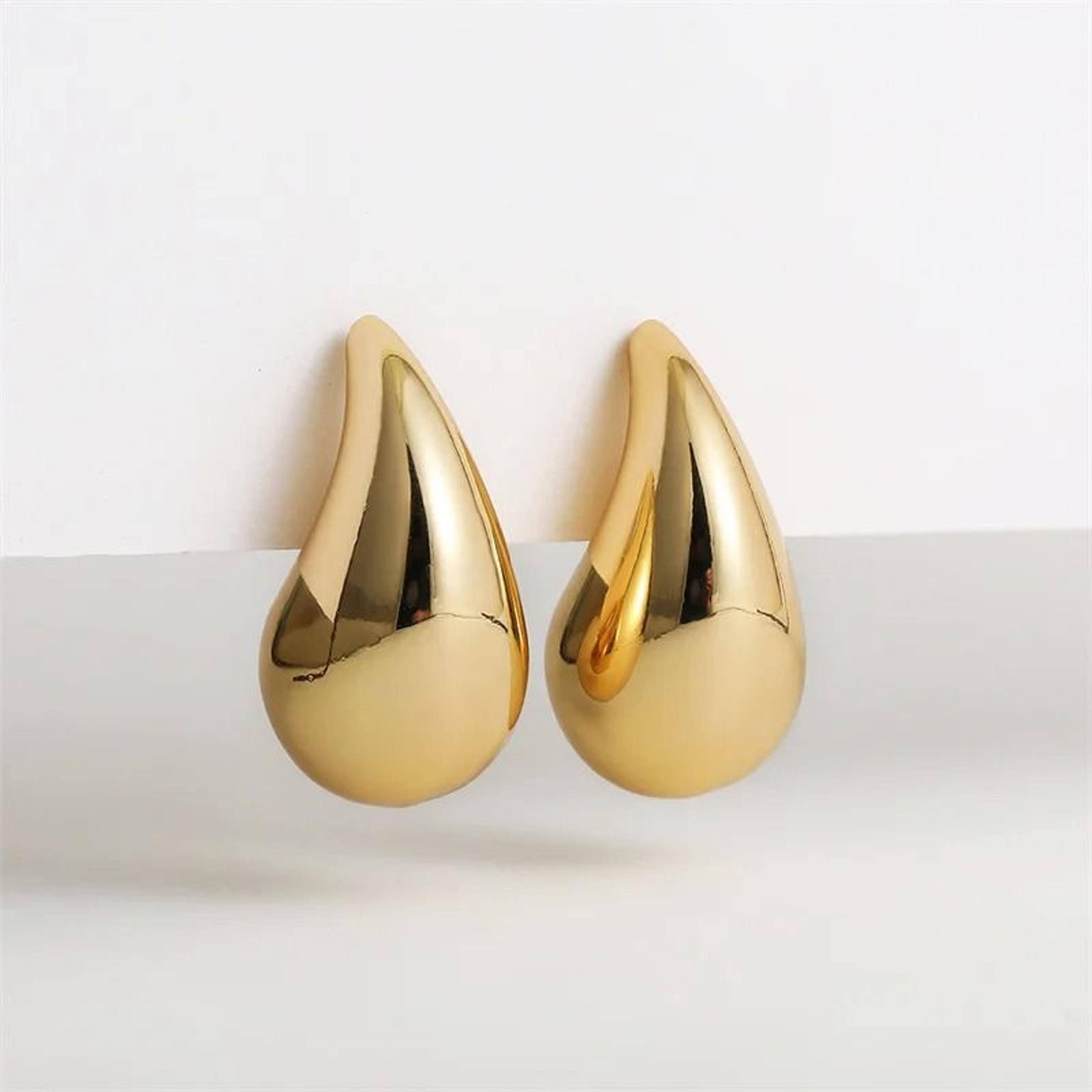 Vintage Chunky Dome Drop Earrings 9
