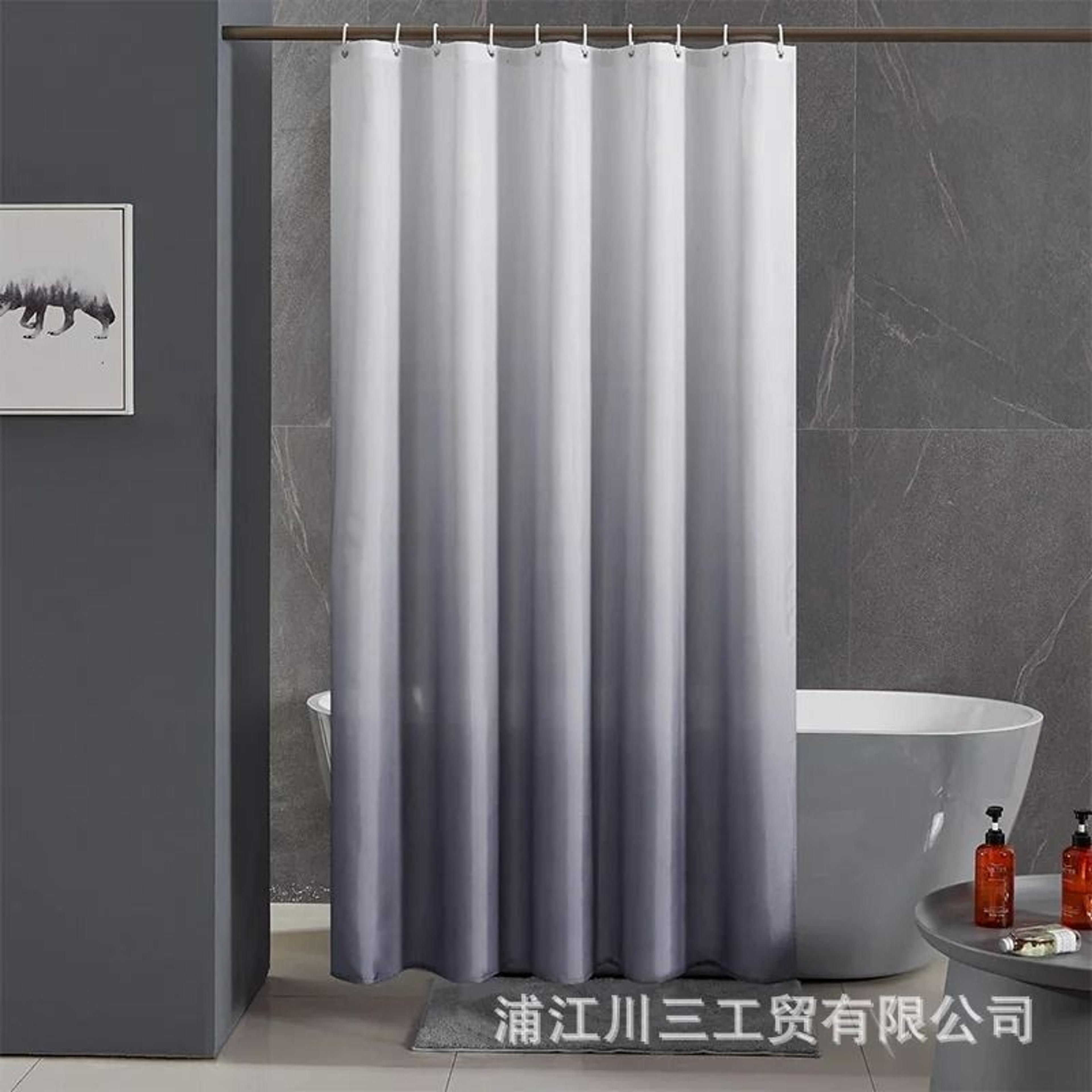 Gradual Change Digital Printing Shower Curtain 7