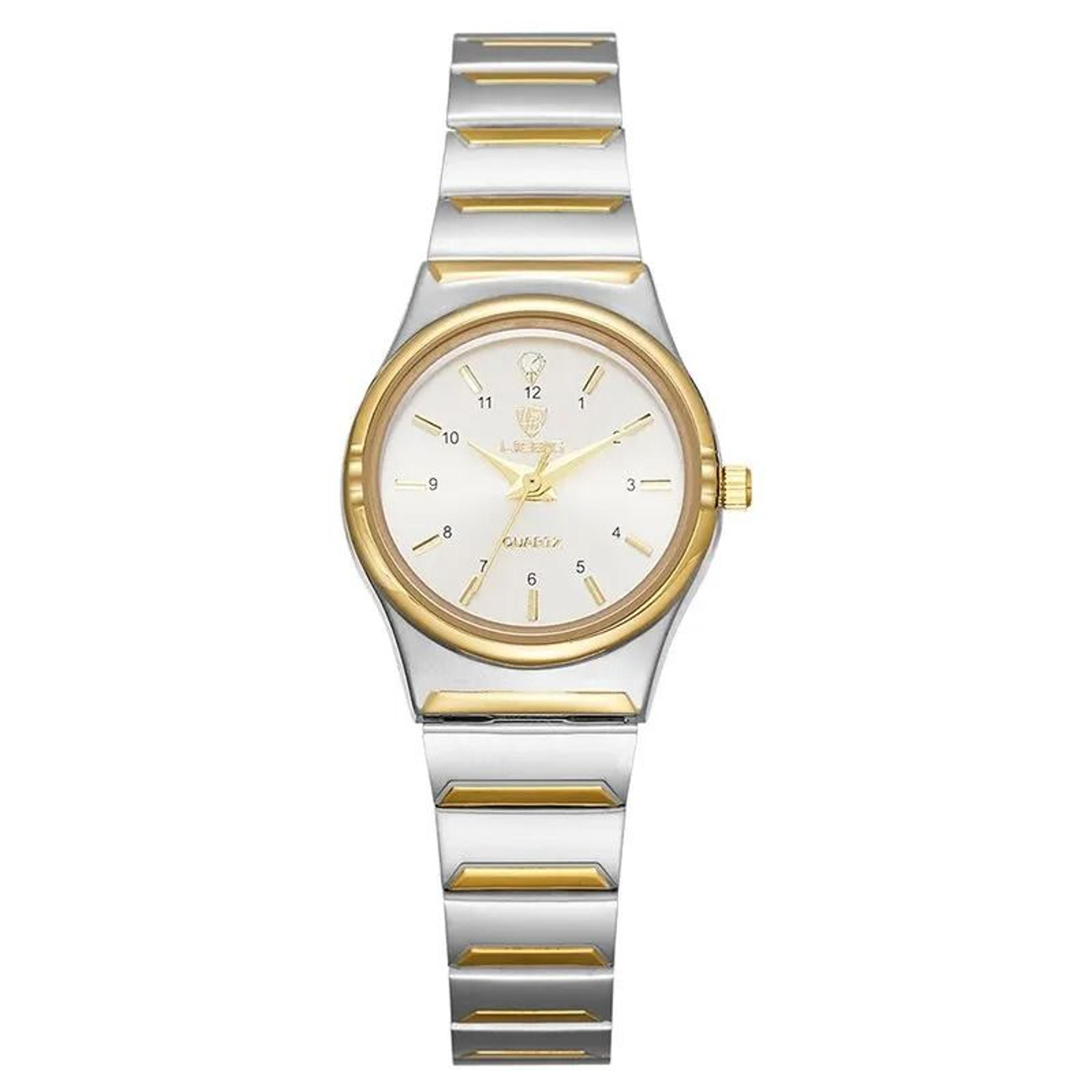 Luxury Golden Stainless Steel Quartz Watch  Elegant Japan Movement Wristwatch For Men And Women 7