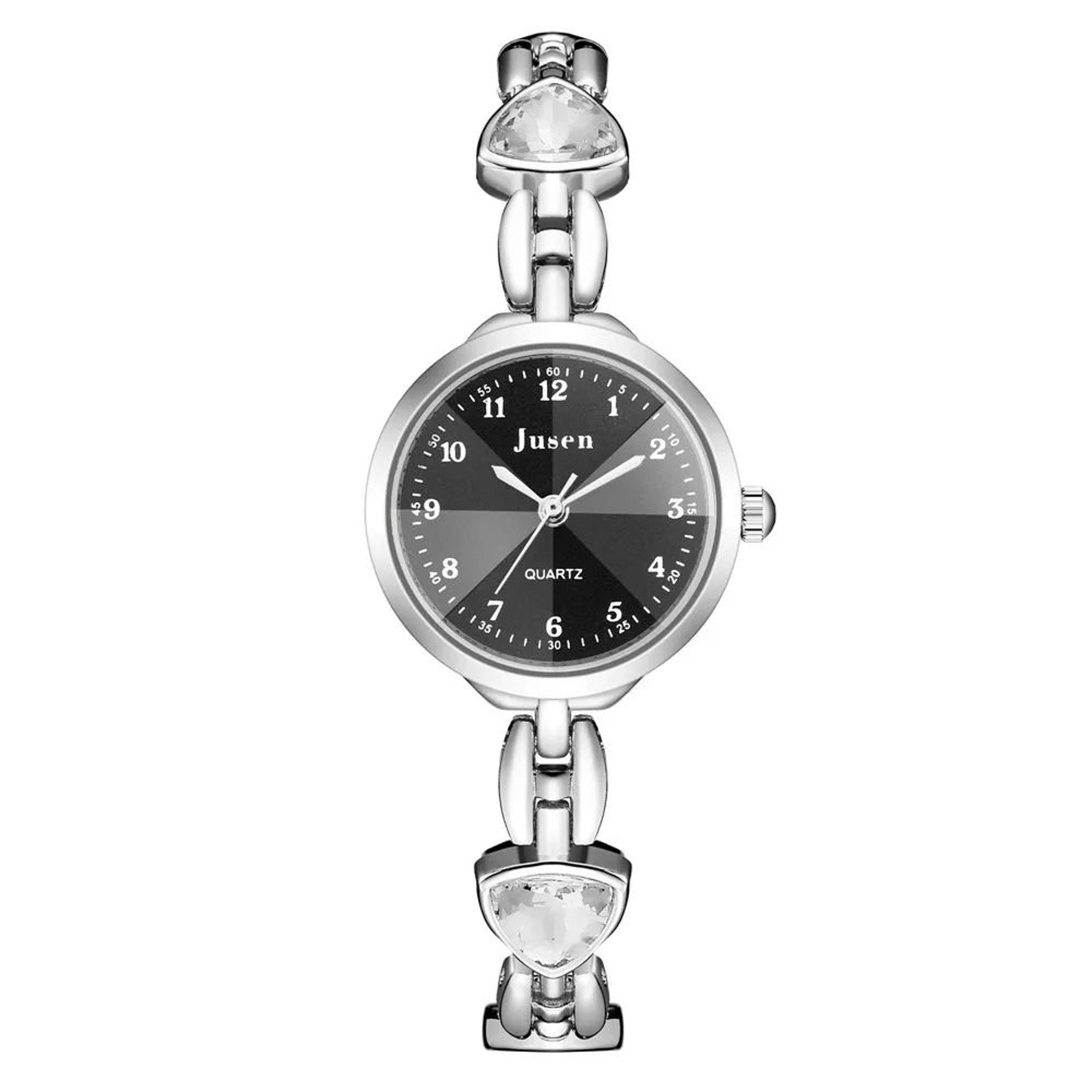 Rhinestone Small Dial Bracelet Watch  Elegant JewelryInspired Quartz Timepiece For Women 5