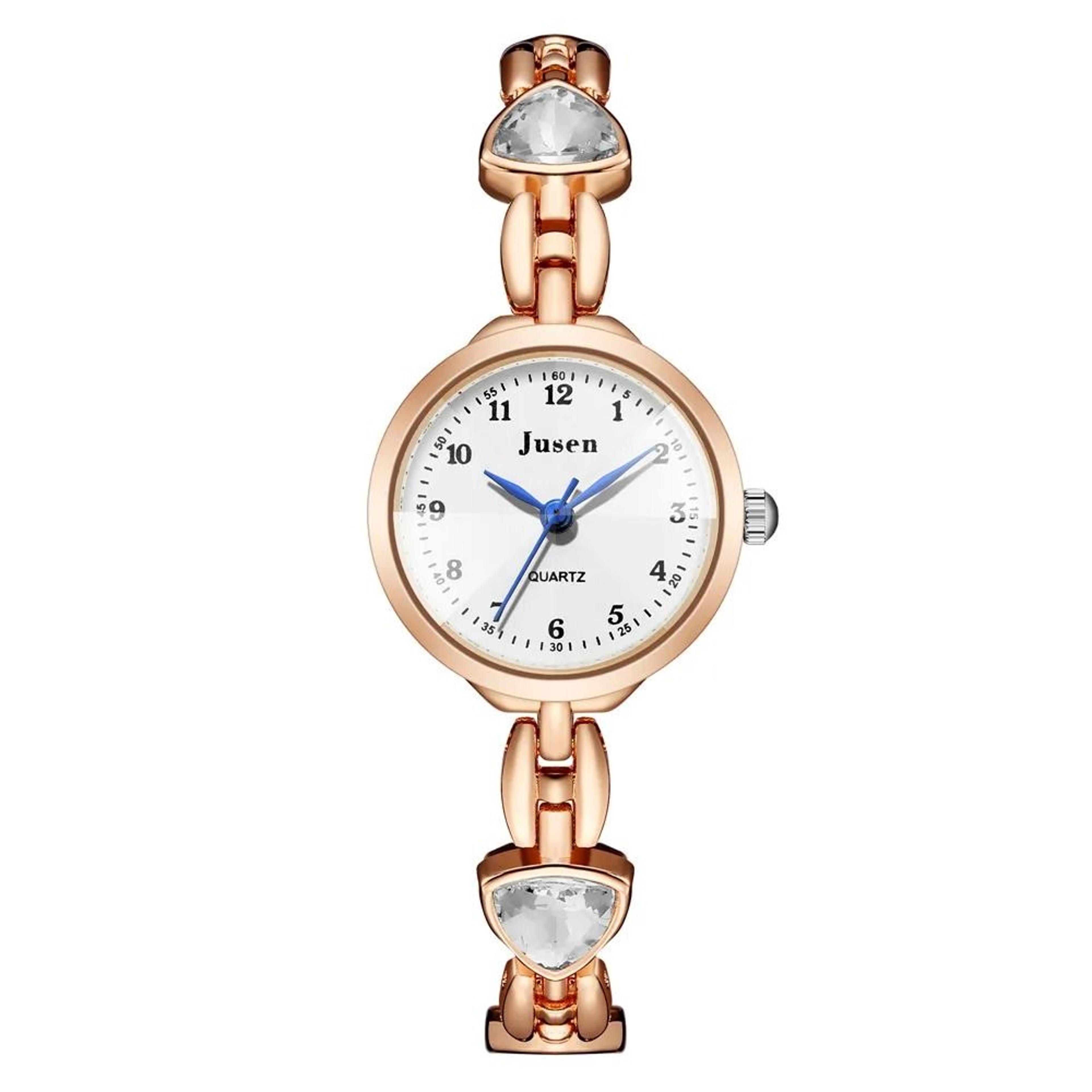 Rhinestone Small Dial Bracelet Watch  Elegant JewelryInspired Quartz Timepiece For Women 6