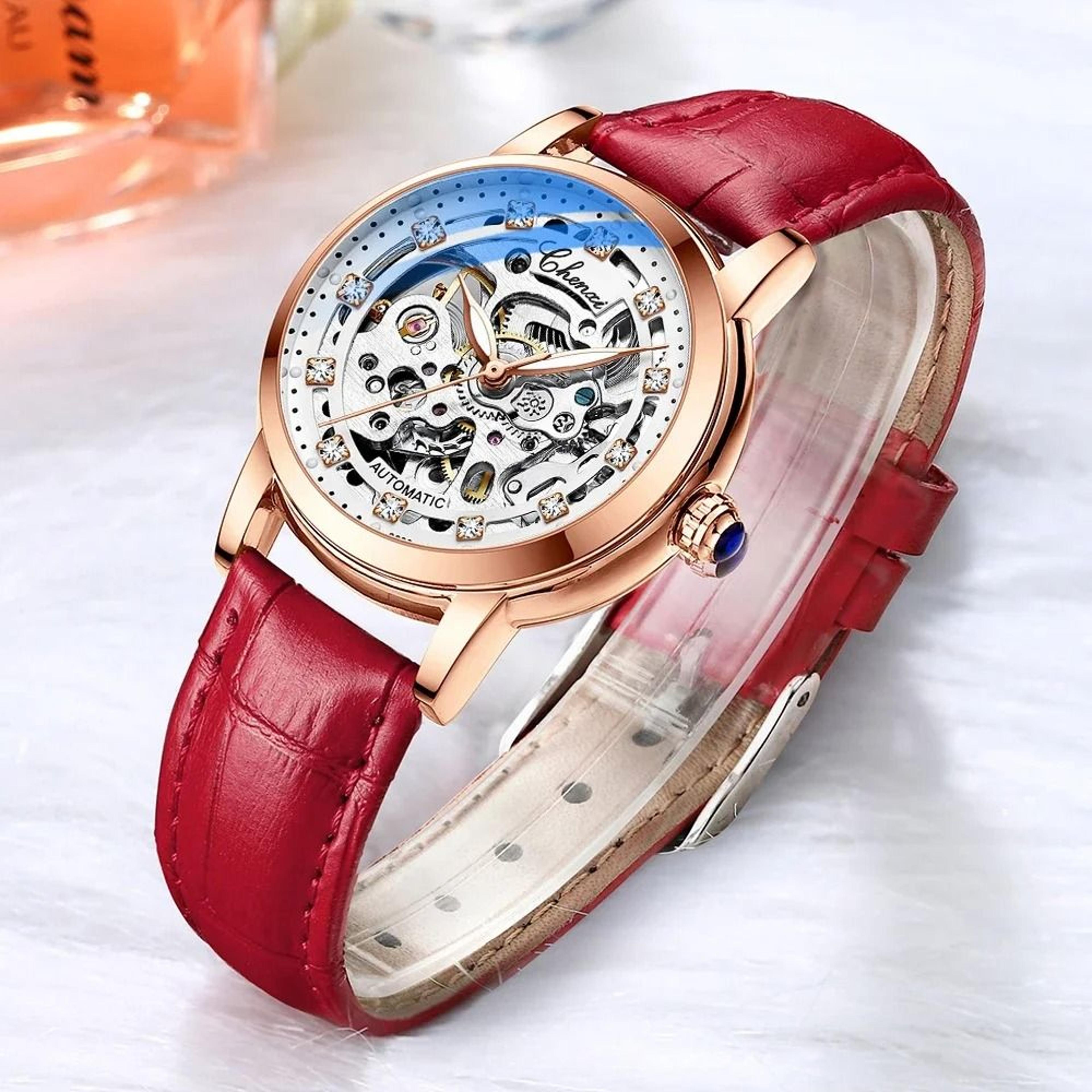 Luxury Skeleton Tourbillon Automatic Mechanical Watch  Premium Stainless Steel Waterproof Timepiece 1