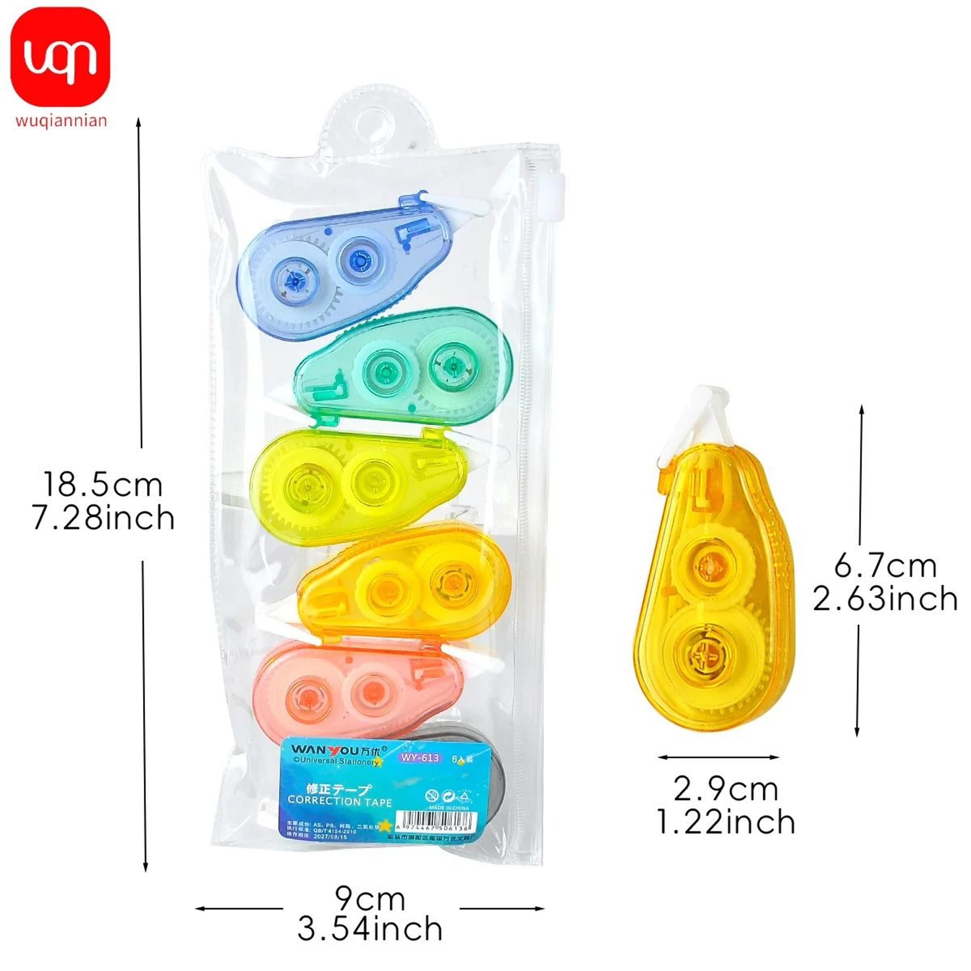 6Piece Mini Instant Correction Tape Set  HighPerformance Compact Eraser Tape For School  Office Sta 3