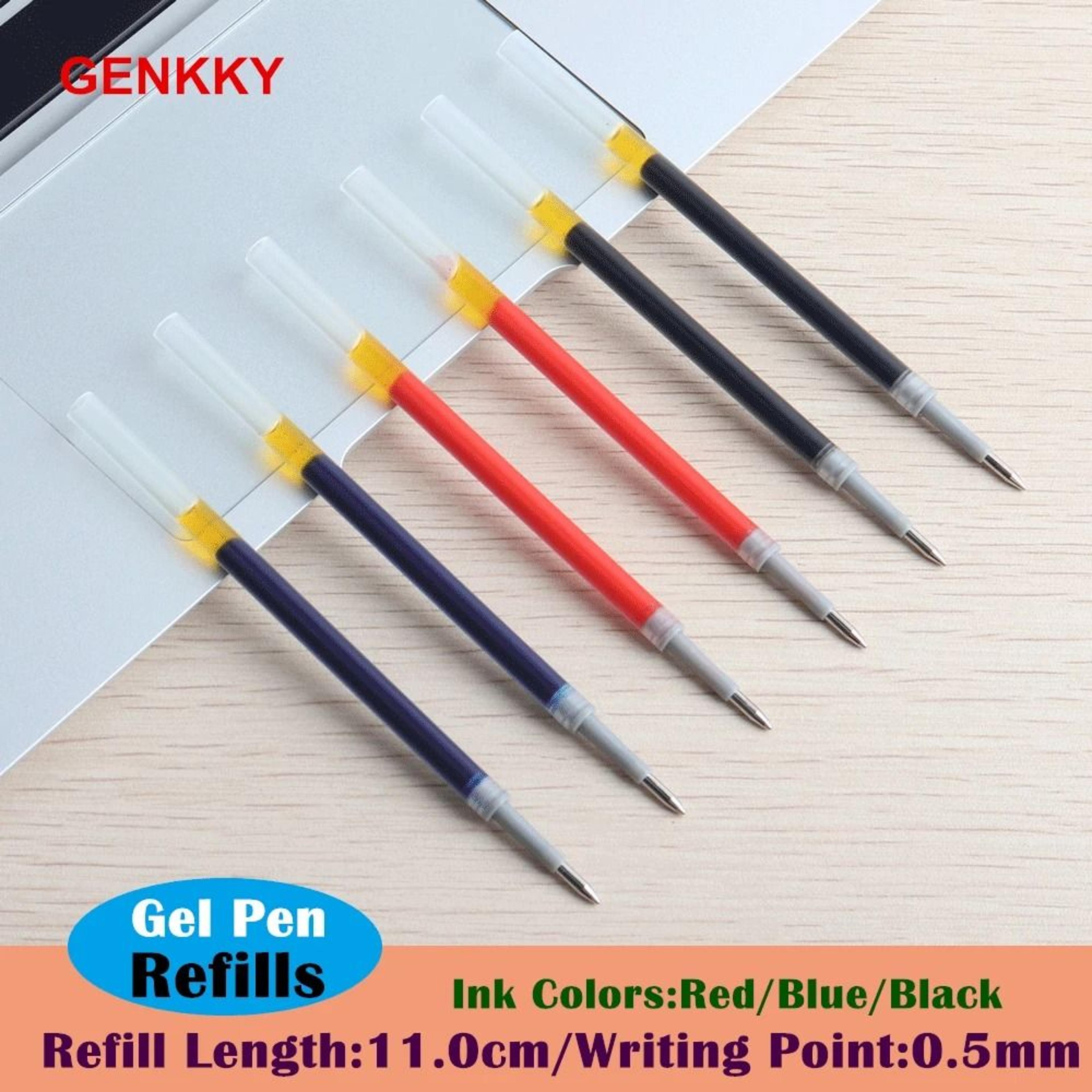 10Piece Gel Pen Refill Set  433 In Precision 05 Mm Point For School  Office Stationery 1