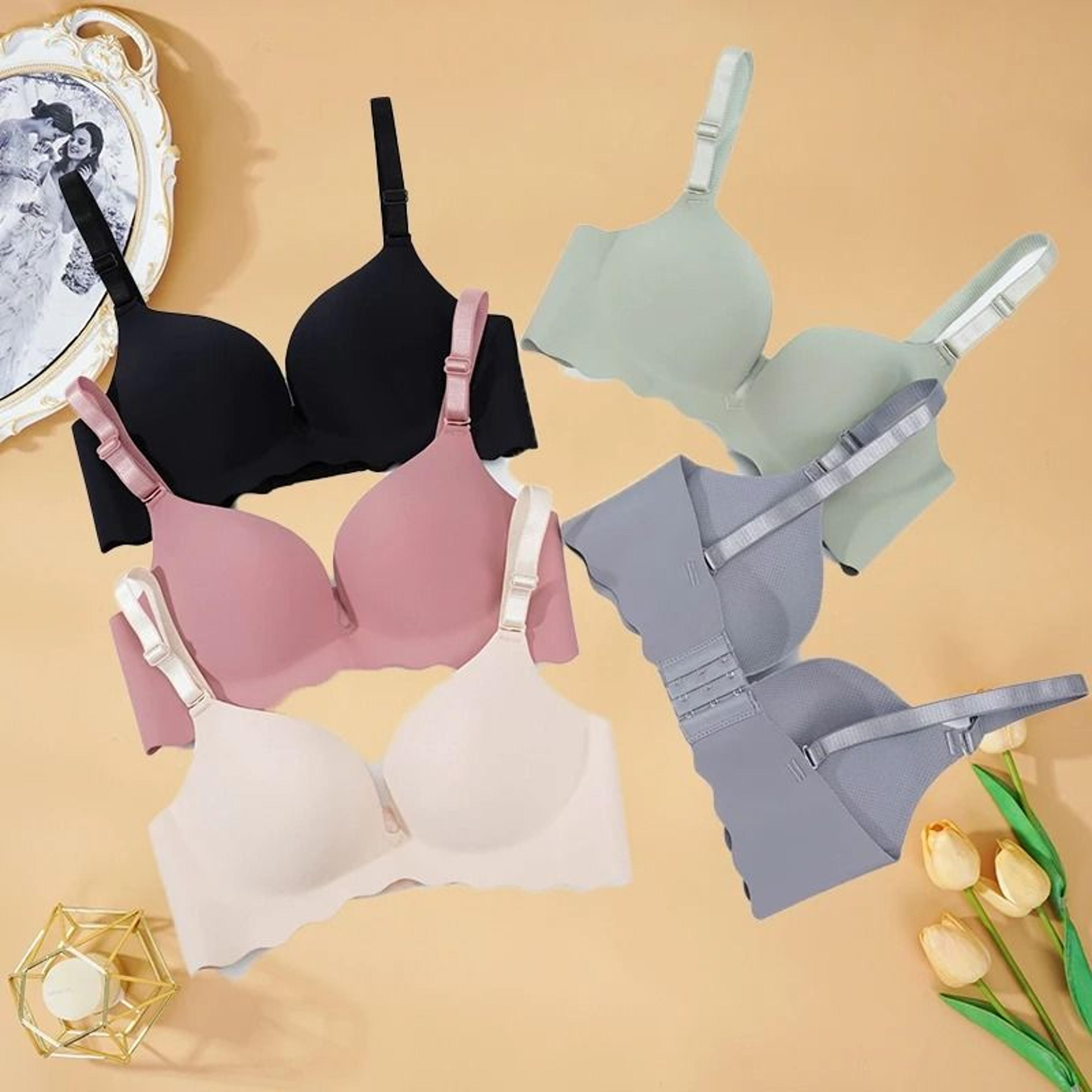 seamless push-up bralette – wireless french fashion comfort lingerie top
