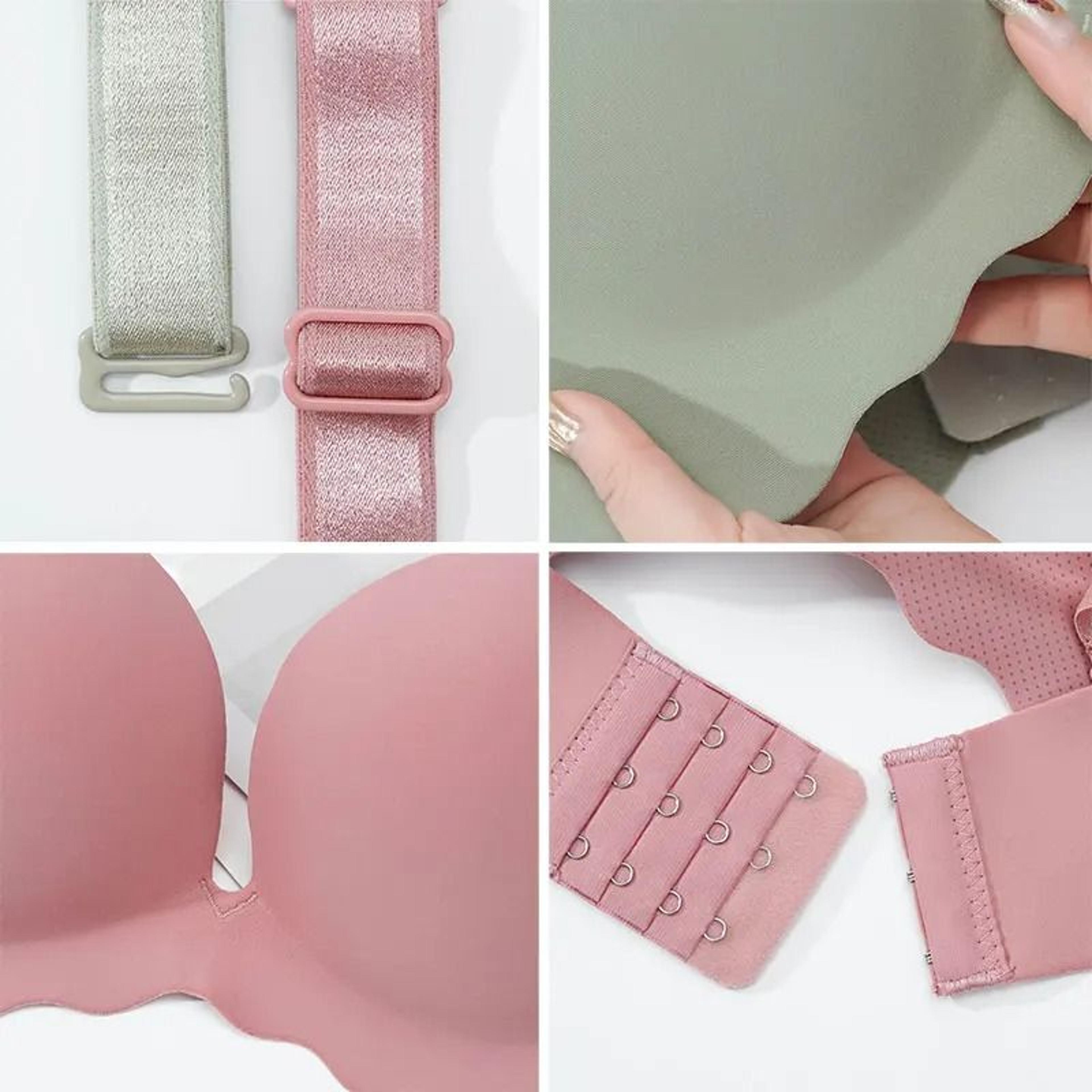 Seamless PushUp Bralette  Wireless French Fashion Comfort Lingerie Top 4