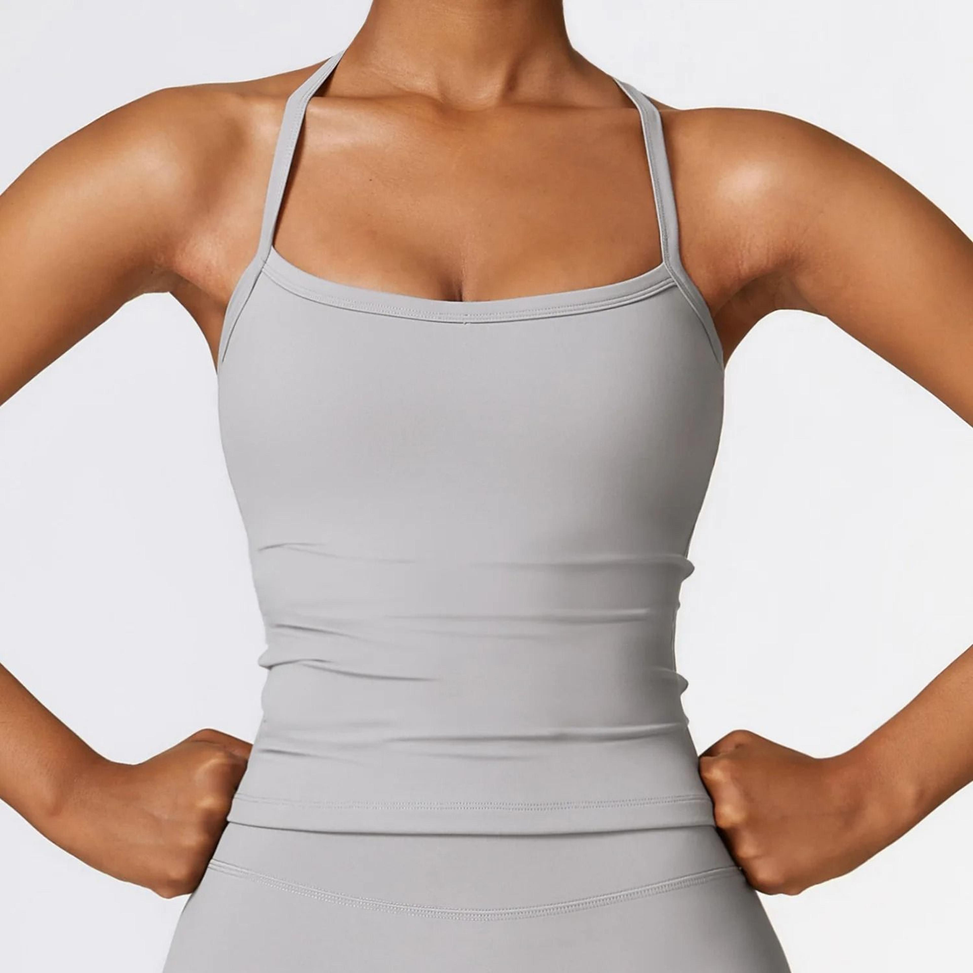 Cross Back Yoga Sports Bra 2