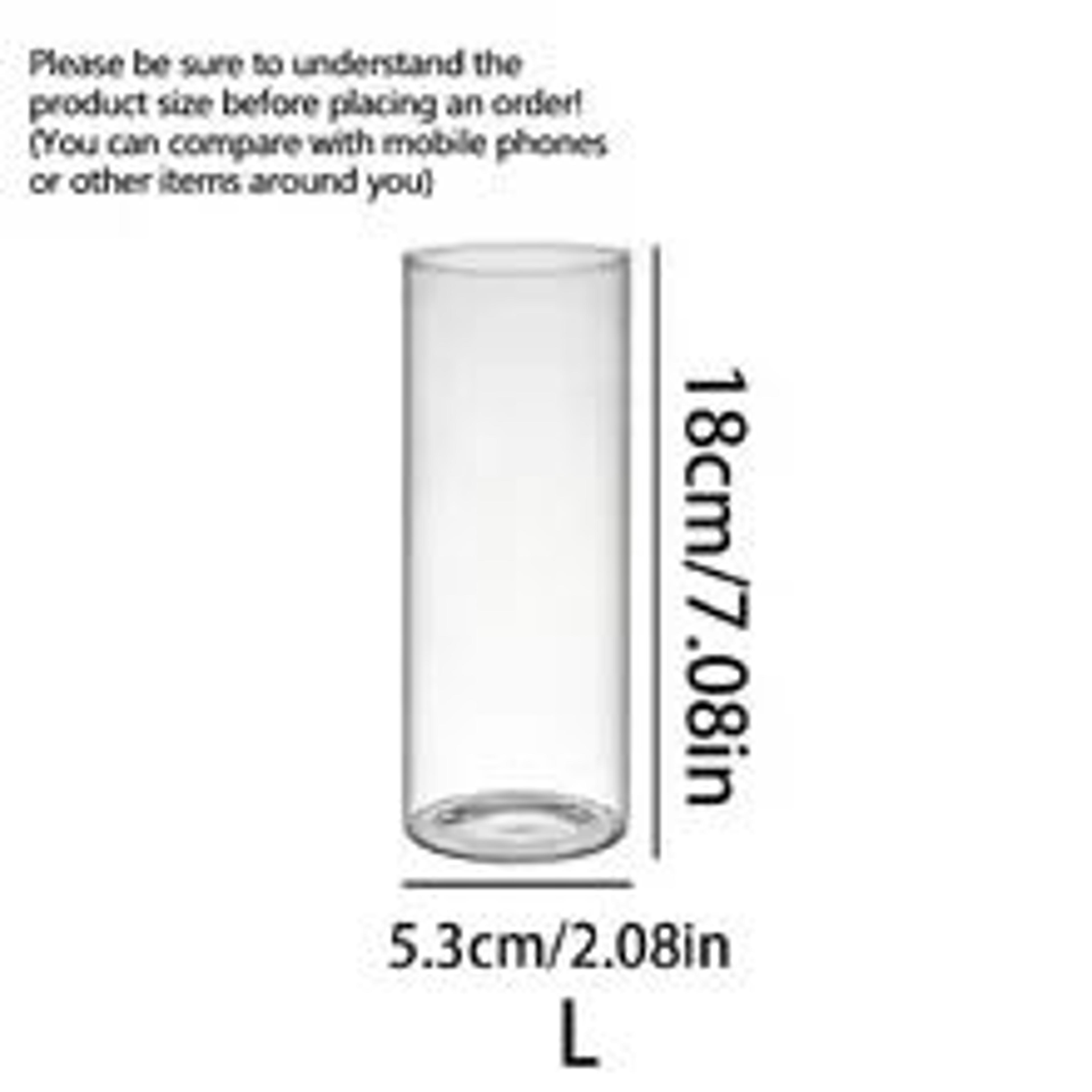 Cylinder Glass Vase  Candlestick 9