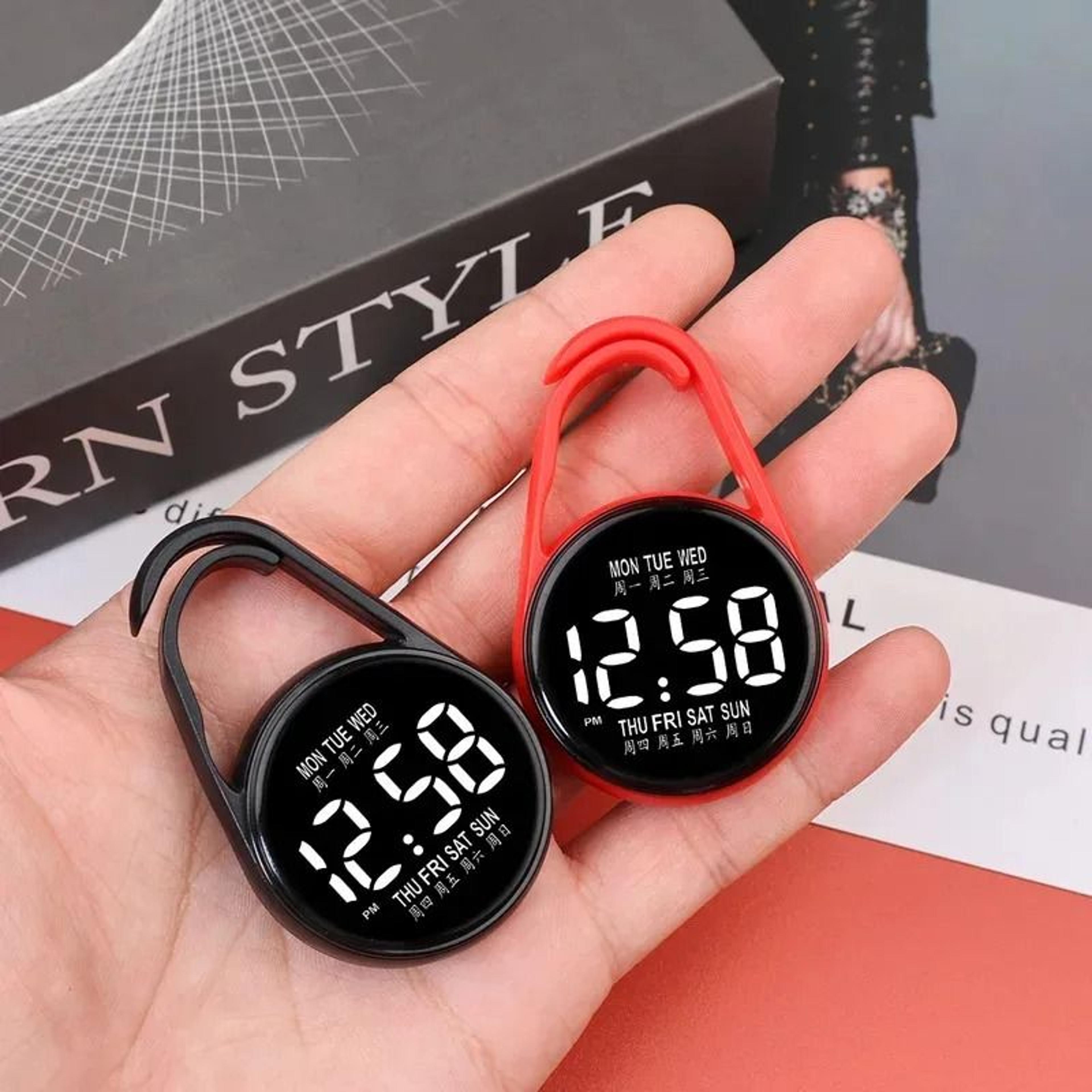 LED Electronic Hanging Pocket Watch 2