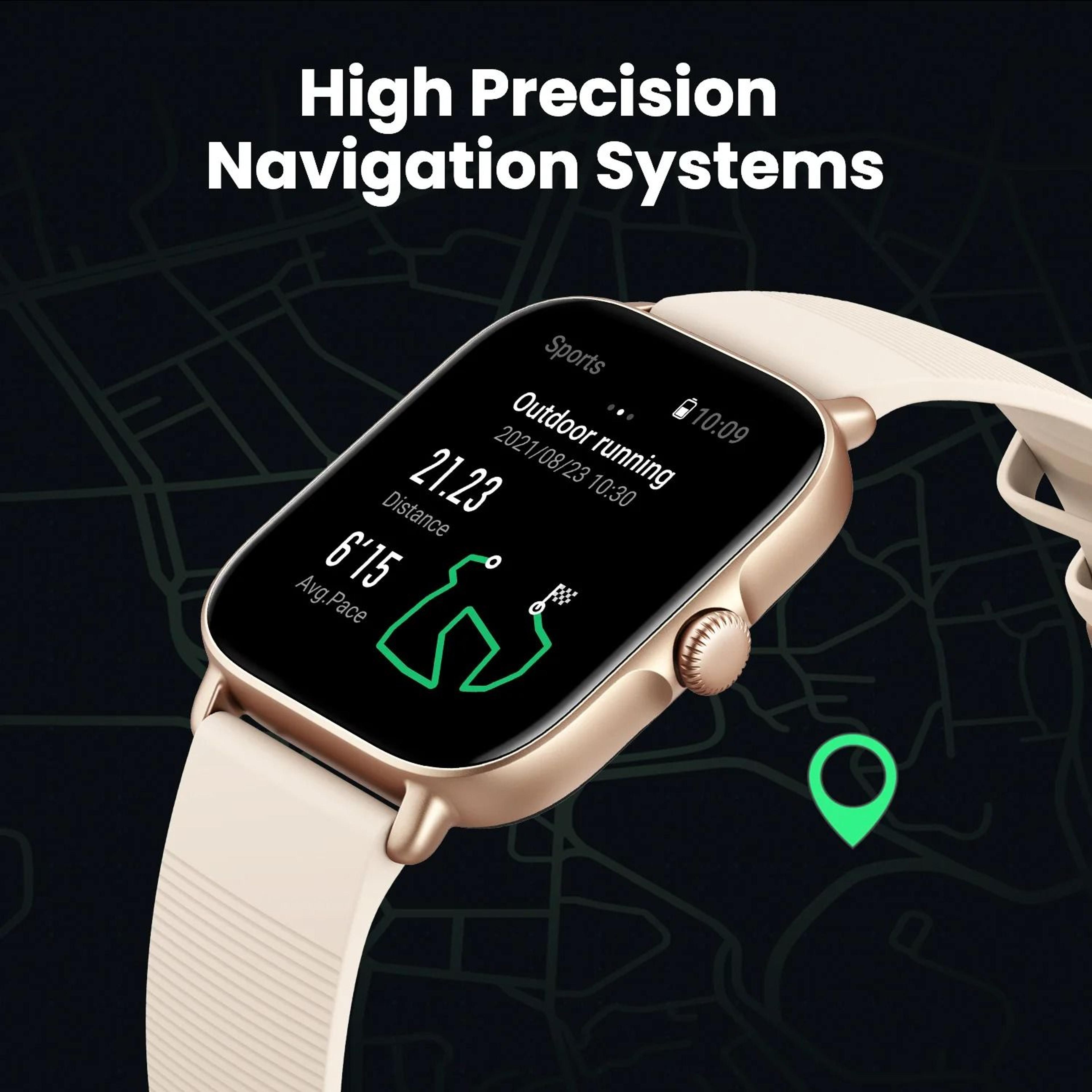165inch HD AMOLED GPS Smartwatch 3