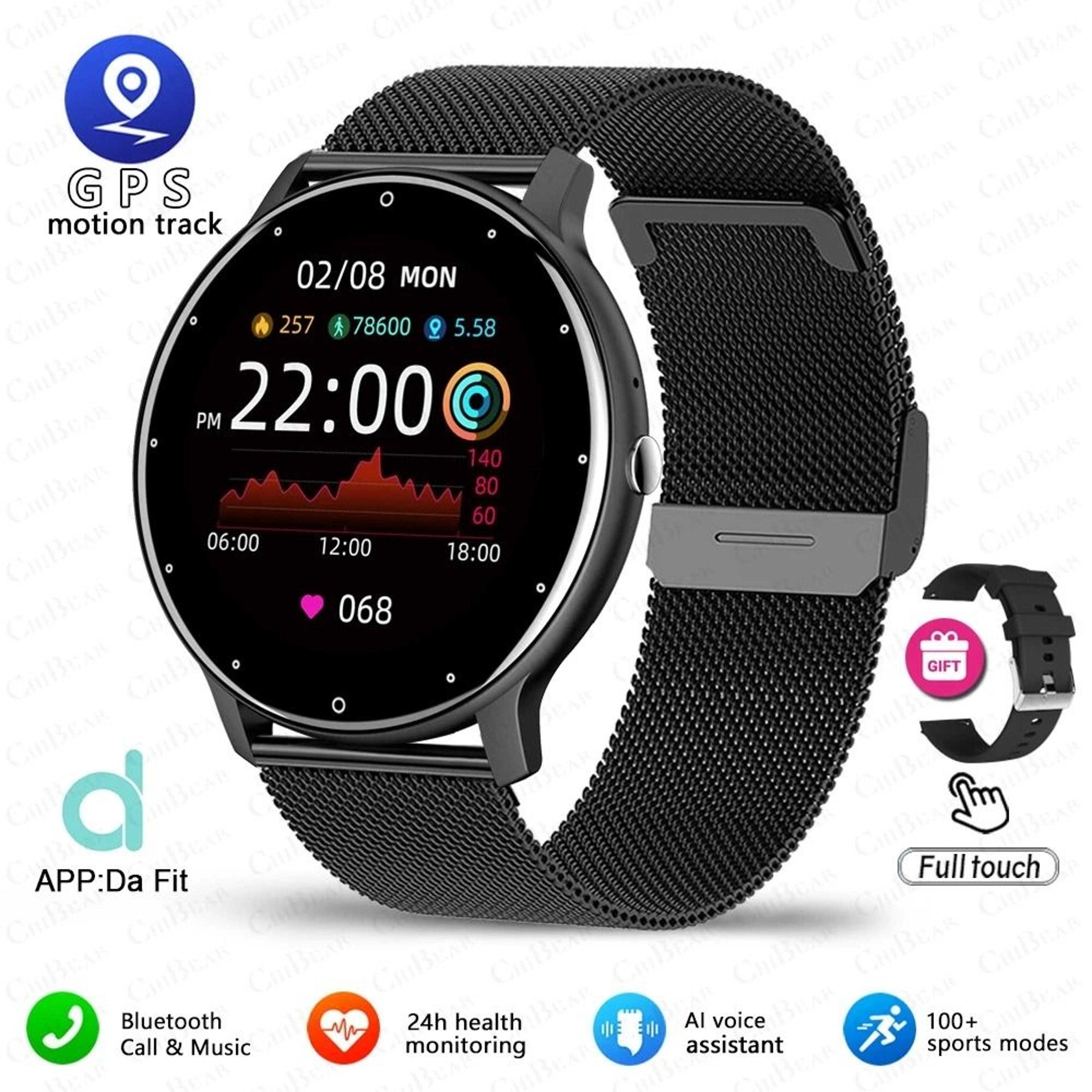 UltraLightweight HD Sports Smartwatch 12