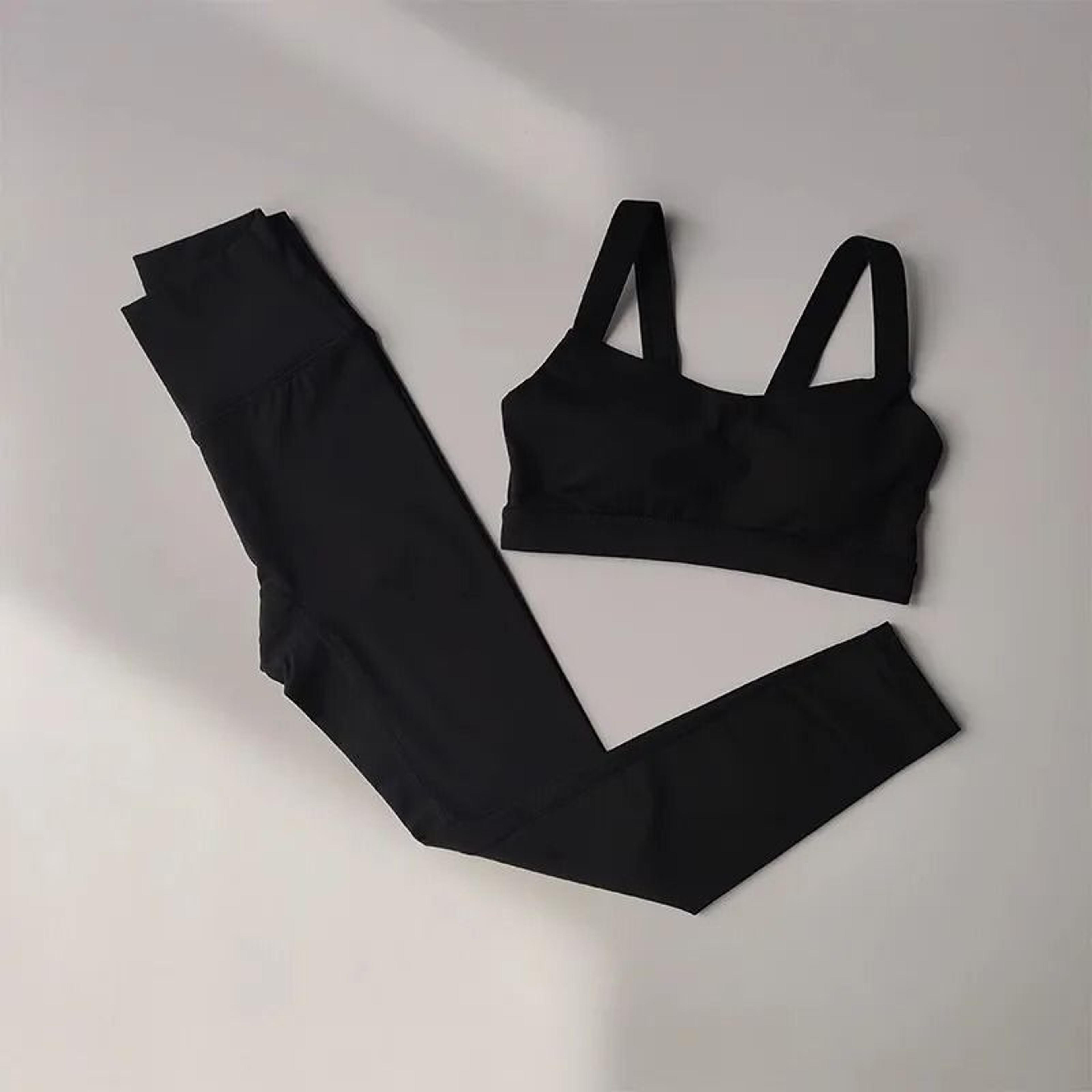 Seamless 2Piece Yoga  Workout Sportswear Set 8
