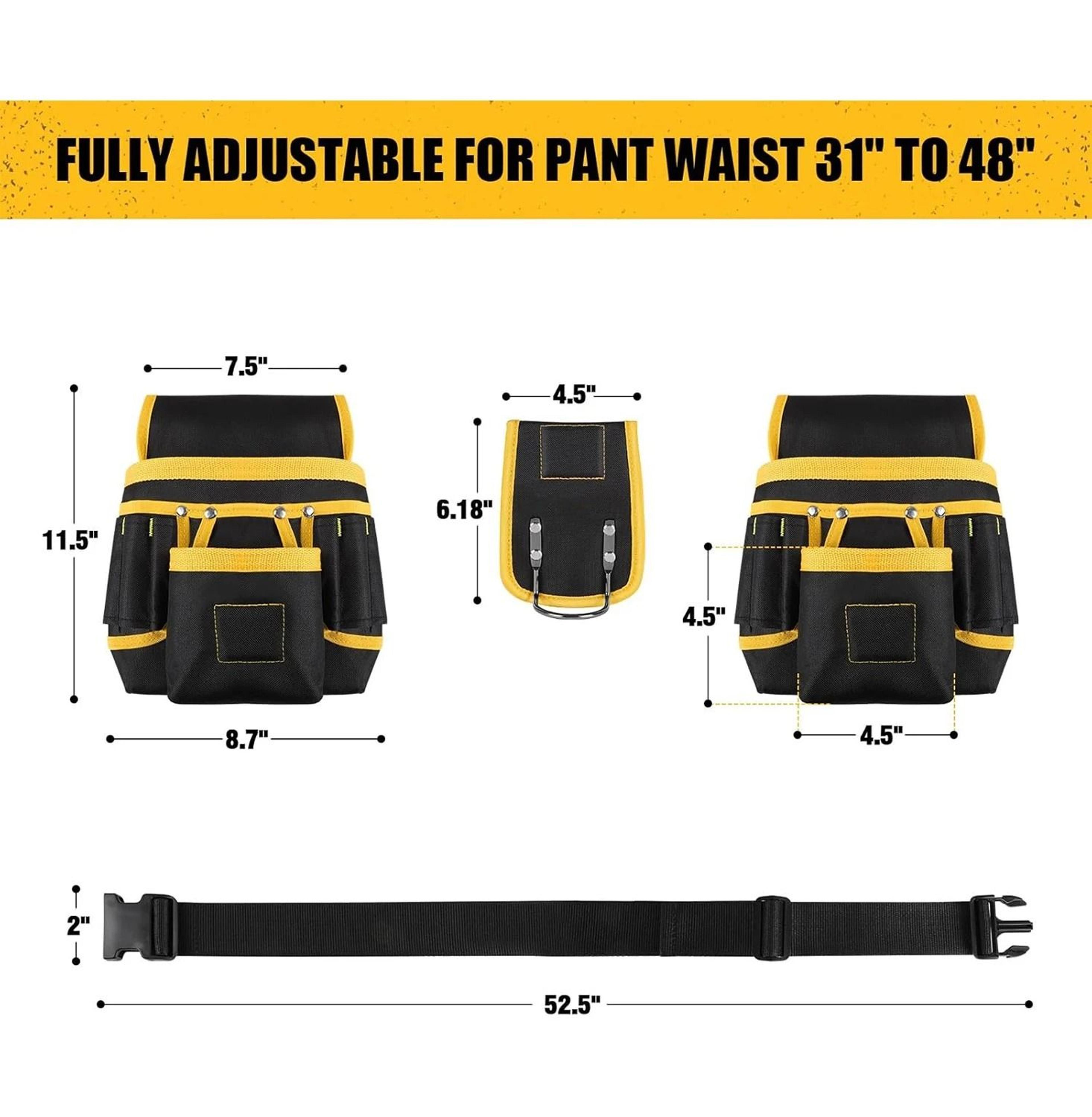 Versatile Tool Belt Bag  HeavyDuty Waist Apron 2